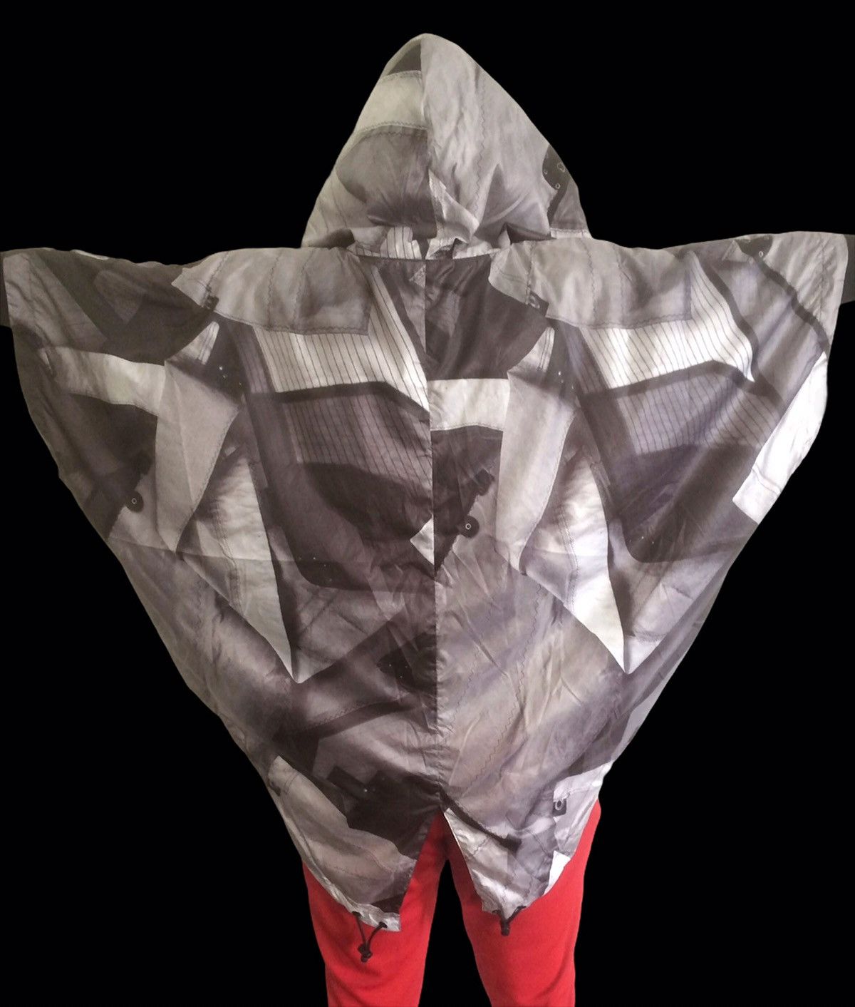 Hussein Chalayan × Puma Vintage hussien chalayan Puma Oversized poncho Size US M / EU 48-50 / 2 - 2 Thumbnail