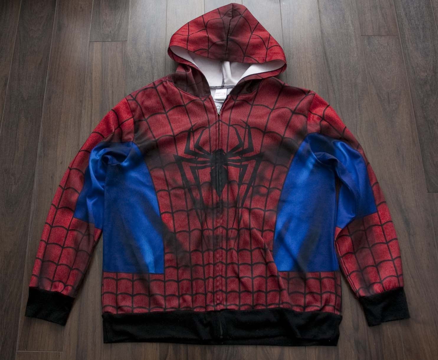 Marvel Comics ** Spider Man Hoodie All Over Print Polyester Marvel Size L Size US L / EU 52-54 / 3 - 1 Thumbnail