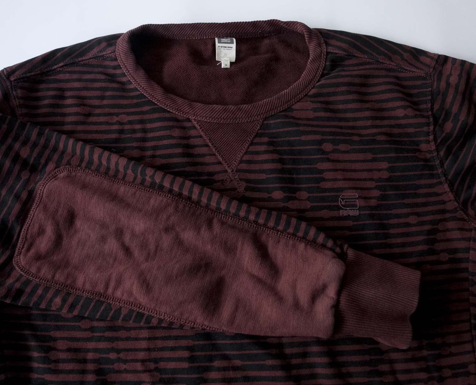 G-Star ** G Star Sweatshirt Elbow Patch Abstract Size M Size US M / EU 48-50 / 2 - 2 Thumbnail