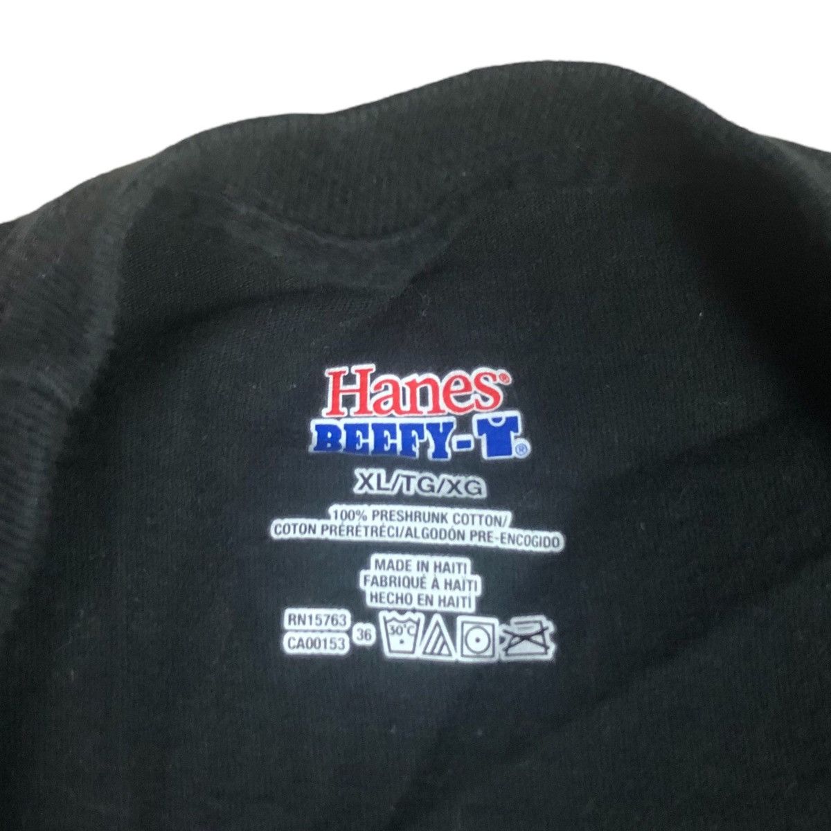 Hanes × Other Hanes Black Dagger Psychedelic Logo Shirt Adult Size L Size US L / EU 52-54 / 3 - 4 Thumbnail