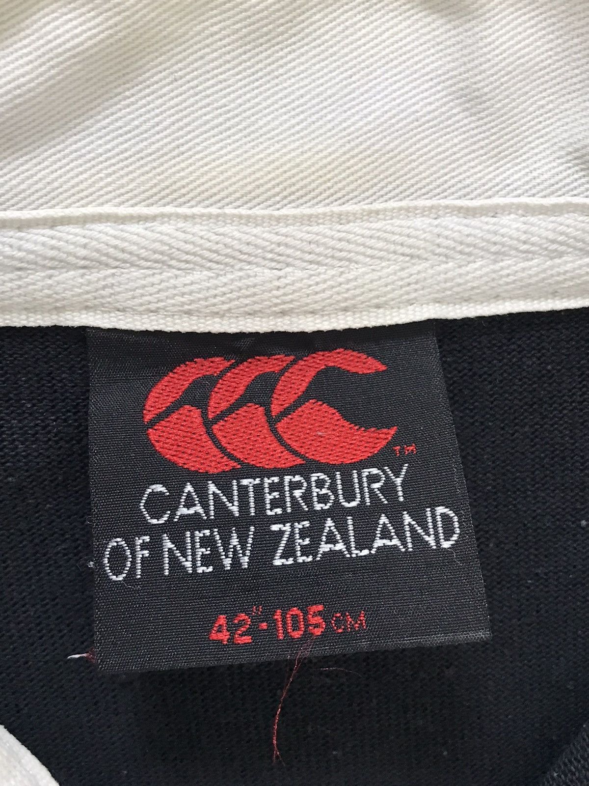 All Blacks Vintage Canterbury Of New Zealand All Black Rugby Shirt Size US S / EU 44-46 / 1 - 4 Thumbnail