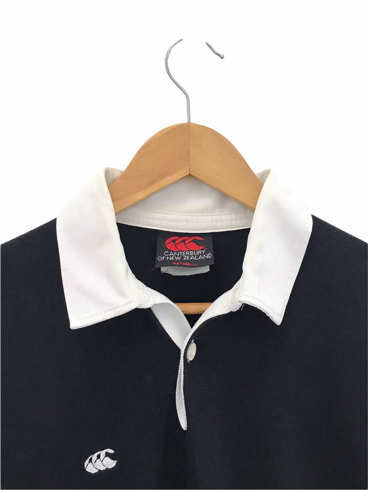 All Blacks Vintage Canterbury Of New Zealand All Black Rugby Shirt Size US S / EU 44-46 / 1 - 3 Thumbnail