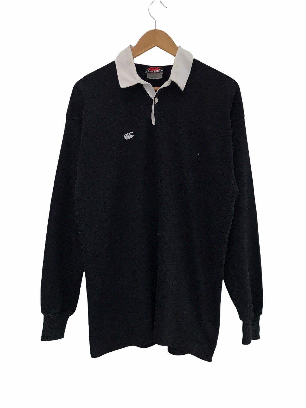 All Blacks Vintage Canterbury Of New Zealand All Black Rugby Shirt Size US S / EU 44-46 / 1 - 1 Thumbnail