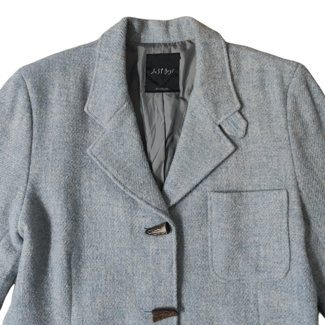 BIGI Japanese Brand Just Bigi Wool Jacket Coat Size S / US 4 / IT 40 - 2 Thumbnail
