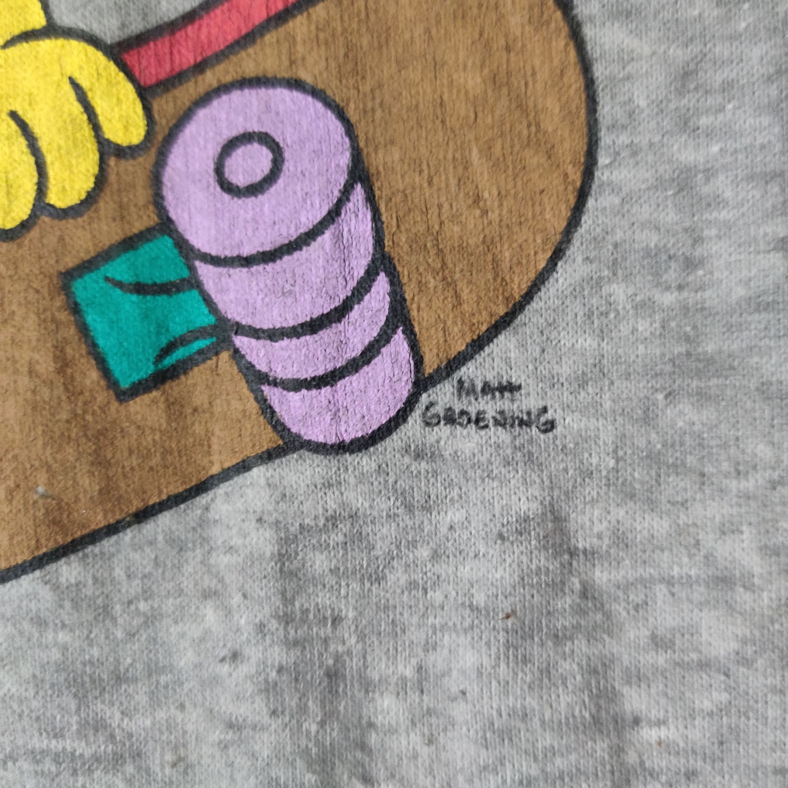 Cartoon Network The Simpons Matt Groening Hoodie Jumper Size US S / EU 44-46 / 1 - 3 Thumbnail