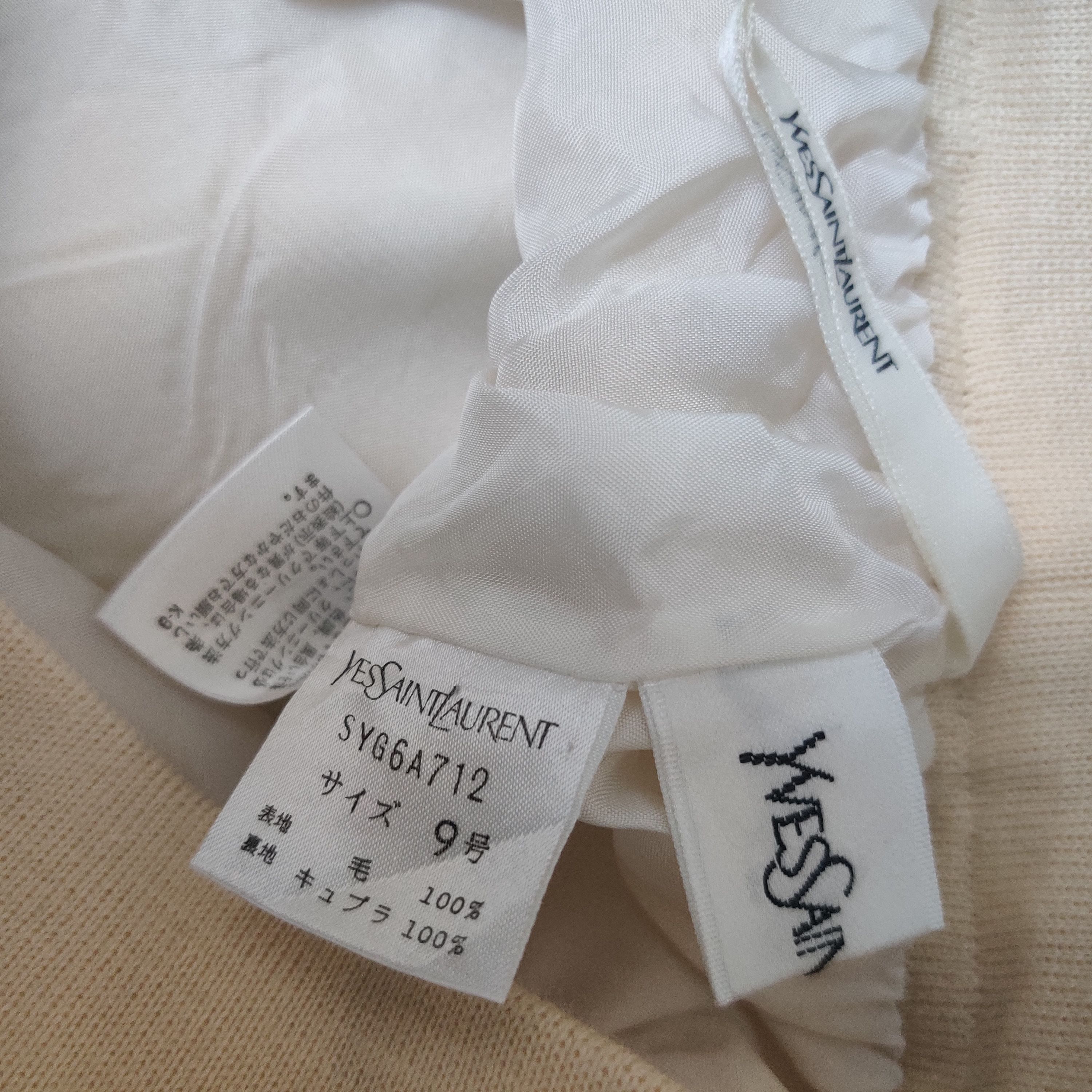 Yves Saint Laurent YSL Yves Saint Laurent Wool Skirt Size 23" - 7 Thumbnail