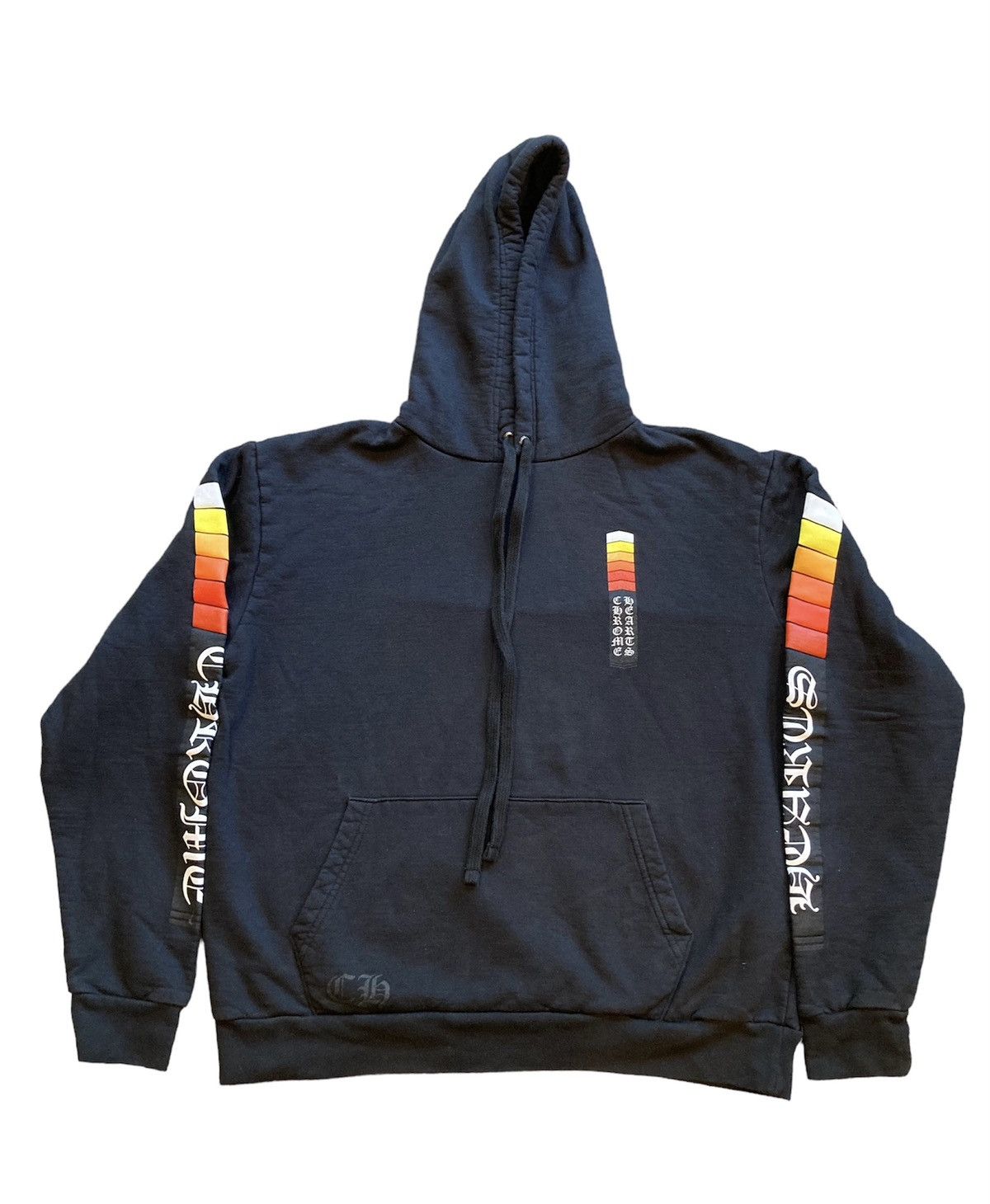 image of Chrome Hearts Hoodie Nascar Gradient Boost Logo in Black, Men's (Size Medium)