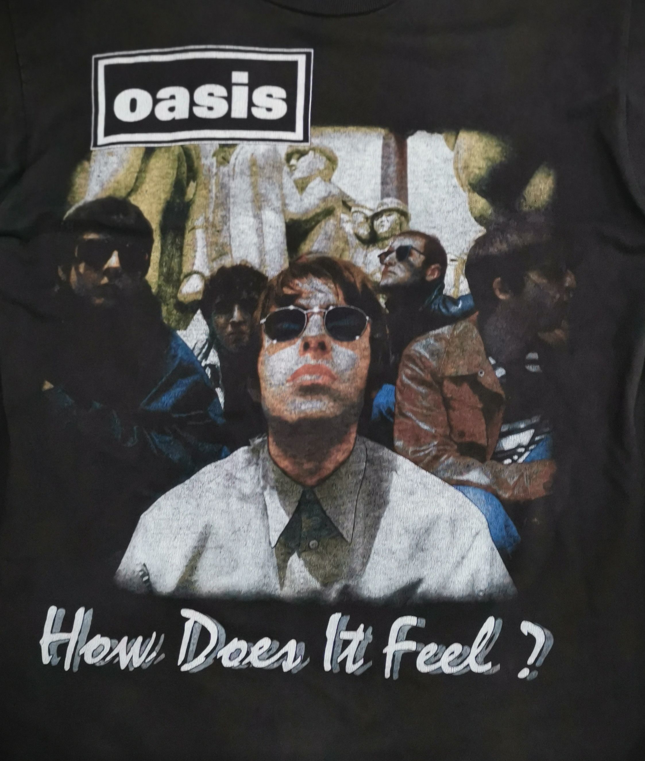 Band Tees VTG BOOTLEG OASIS DEFINITELY MAYBE How Does It Feel? Size US M / EU 48-50 / 2 - 7 Thumbnail