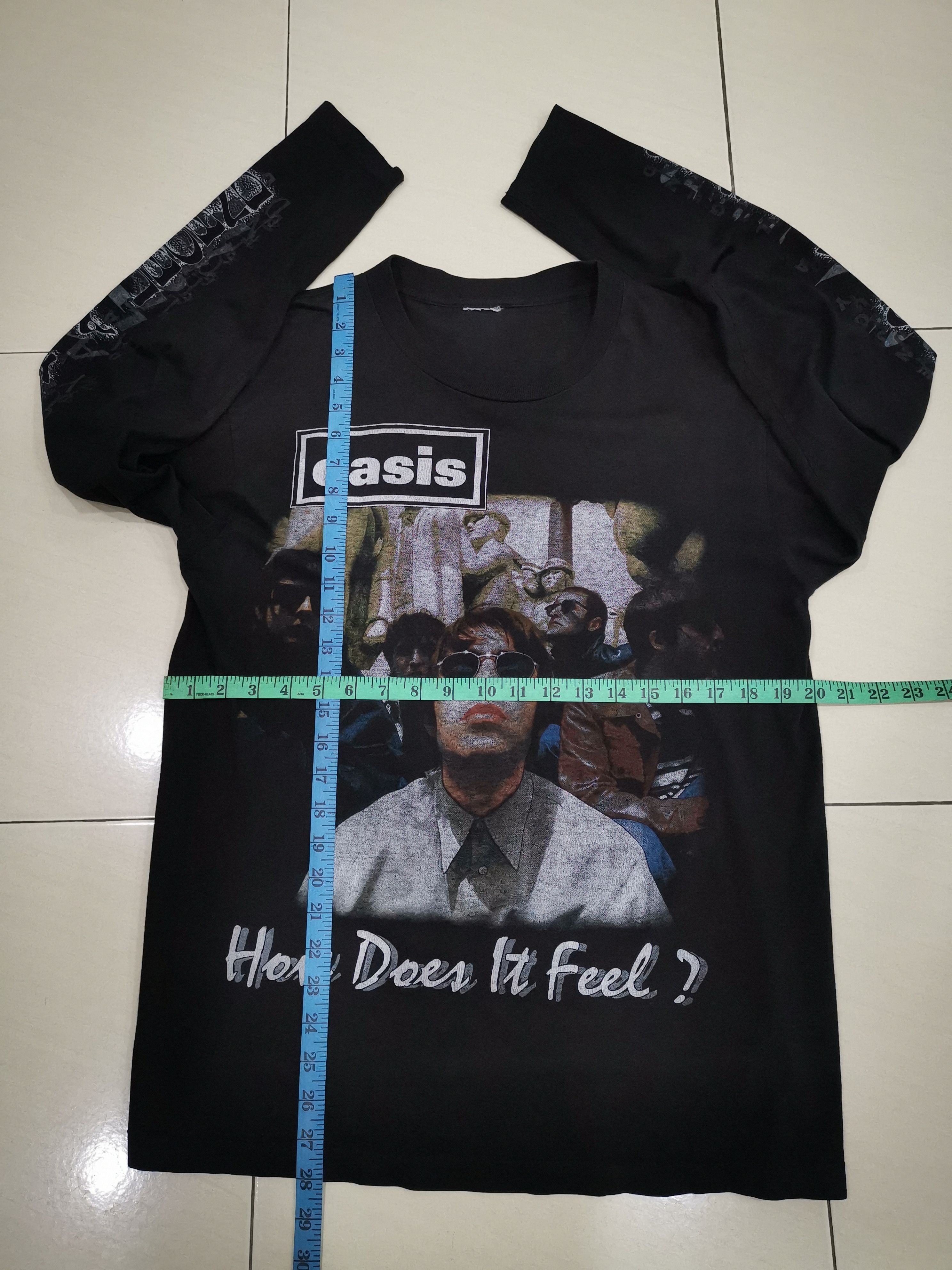 Band Tees VTG BOOTLEG OASIS DEFINITELY MAYBE How Does It Feel? Size US M / EU 48-50 / 2 - 6 Thumbnail