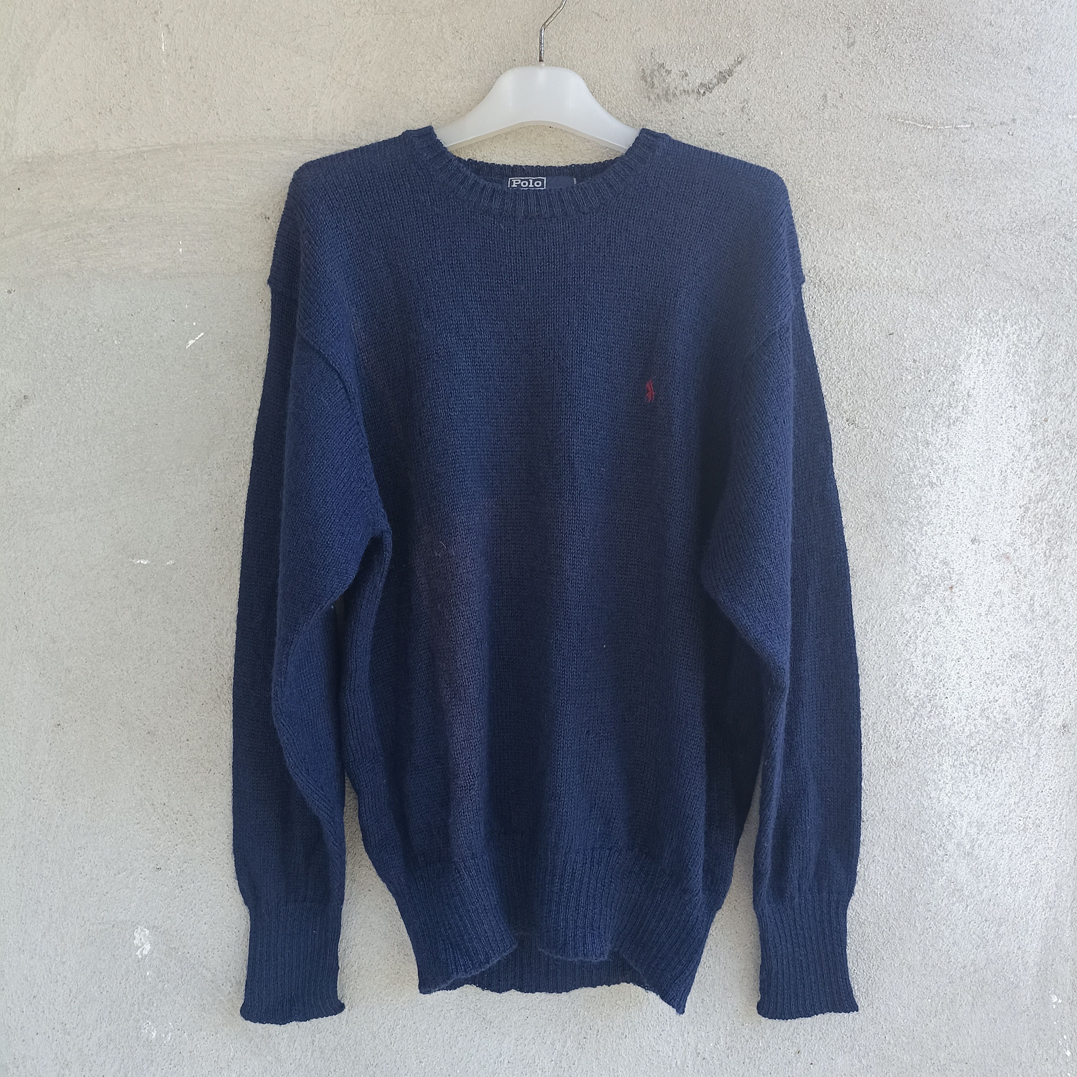 Other × Polo Ralph Lauren × Vintage Polo by Ralph Lauren Blue Knitwear Jumper Size US M / EU 48-50 / 2 - 1 Thumbnail