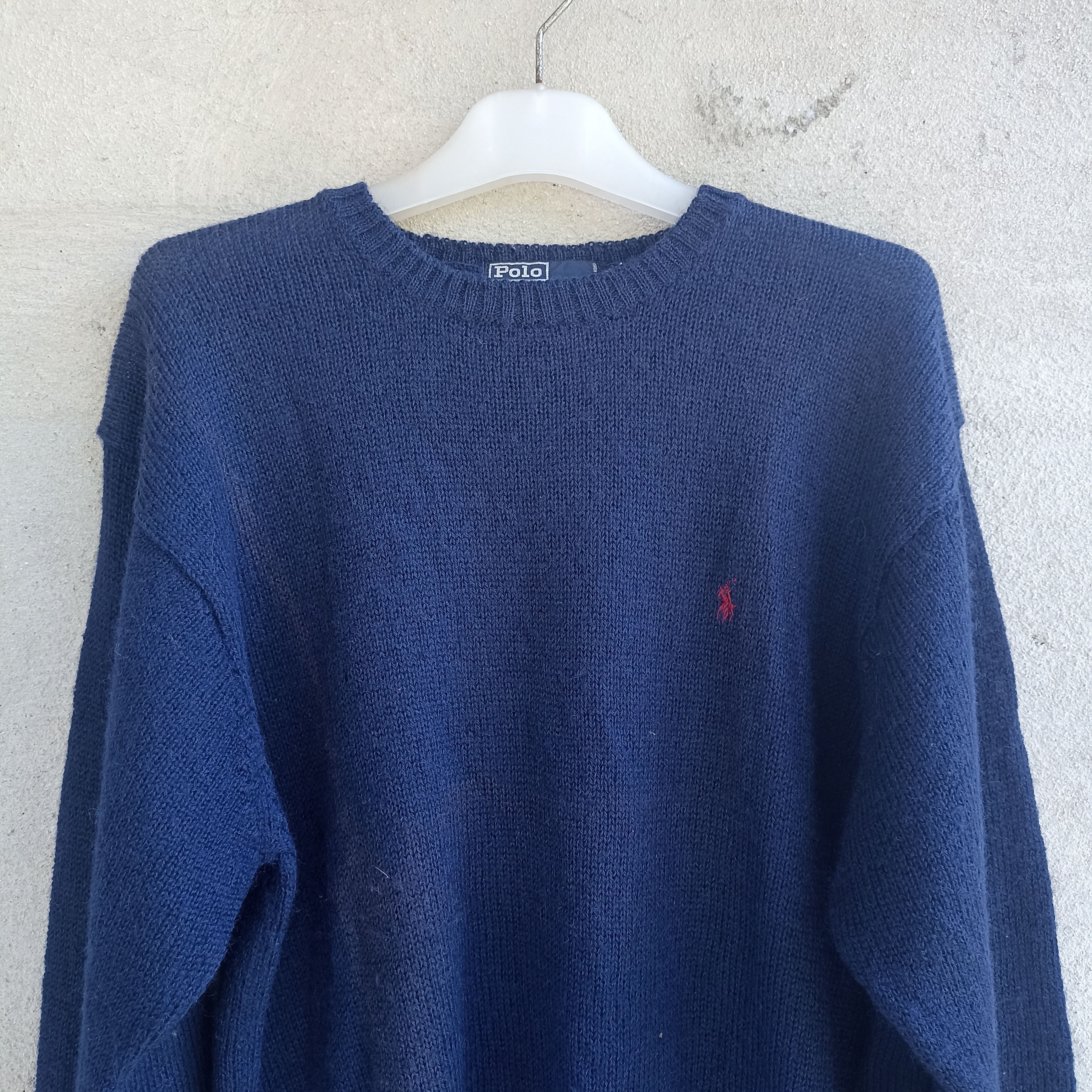 Other × Polo Ralph Lauren × Vintage Polo by Ralph Lauren Blue Knitwear Jumper Size US M / EU 48-50 / 2 - 2 Thumbnail
