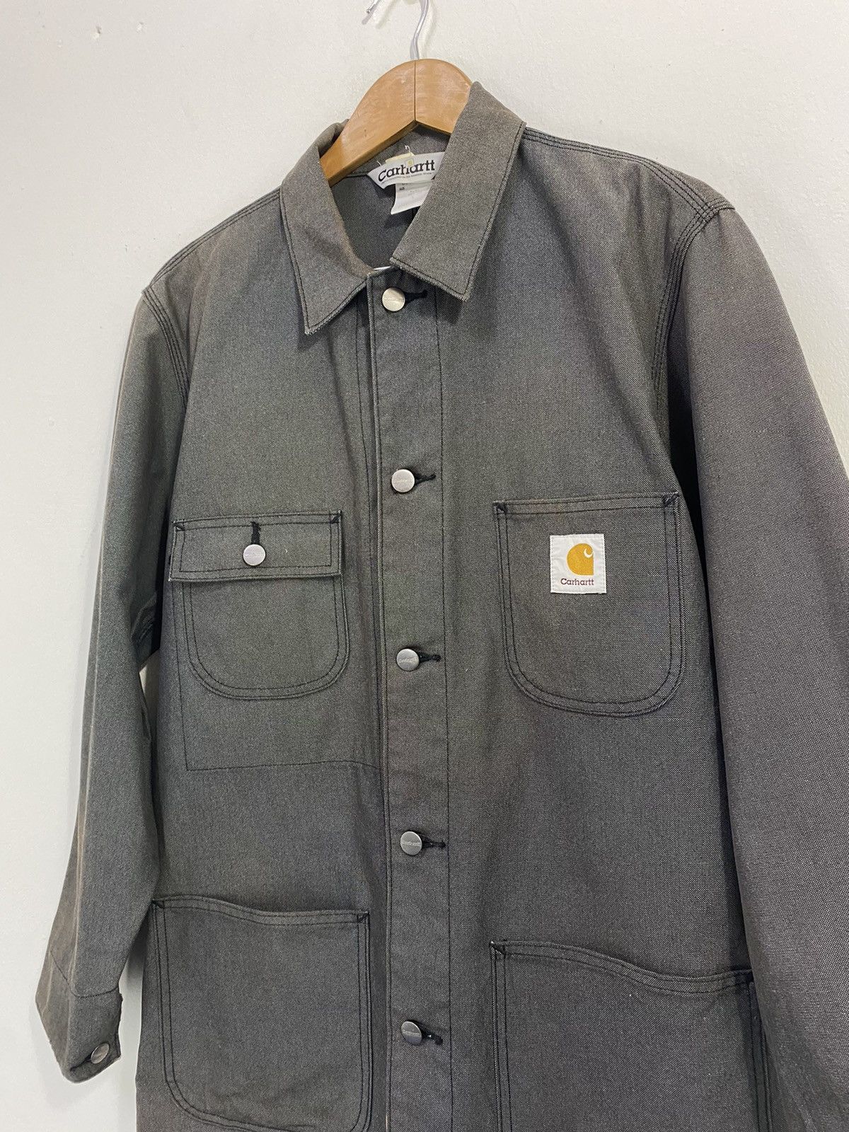 Carhartt Carhartt Chore Jacket 4 Pocket Design Rare Design Size US L / EU 52-54 / 3 - 3 Thumbnail