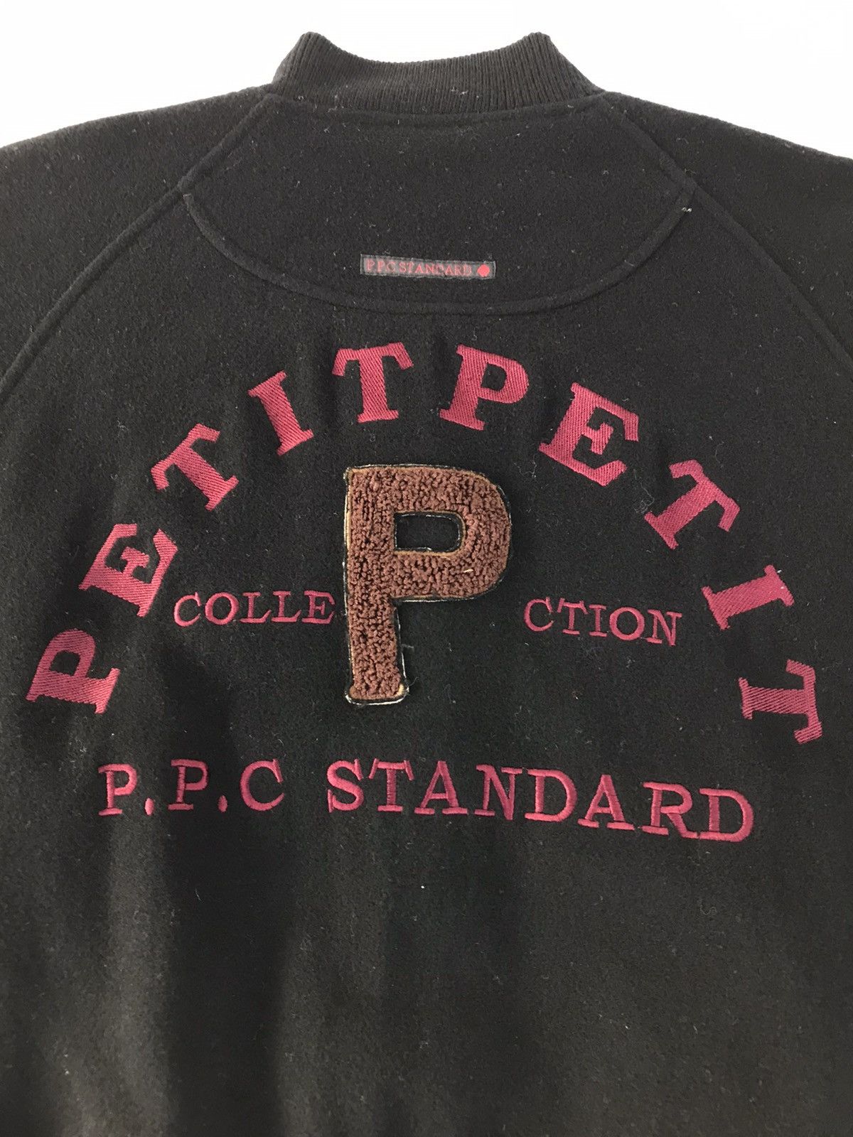 Japanese Brand × Vintage Vintage Varsity Jacket Petit-Petit Collection Big Logo Style Size US XL / EU 56 / 4 - 15 Thumbnail