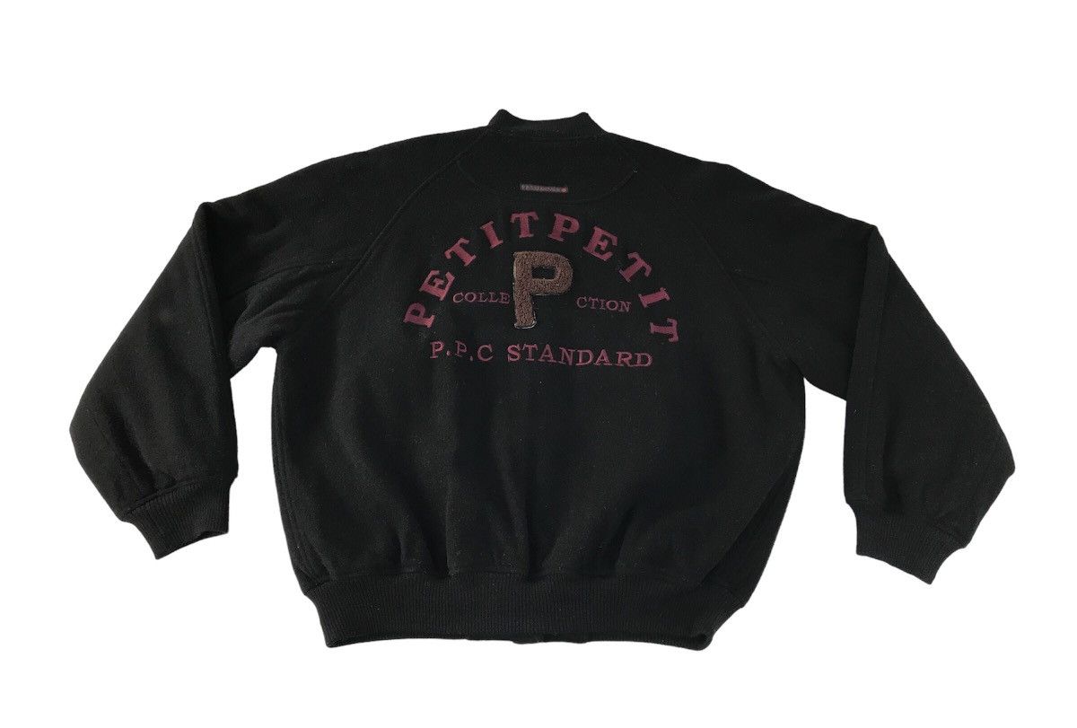 Japanese Brand × Vintage Vintage Varsity Jacket Petit-Petit Collection Big Logo Style Size US XL / EU 56 / 4 - 2 Thumbnail