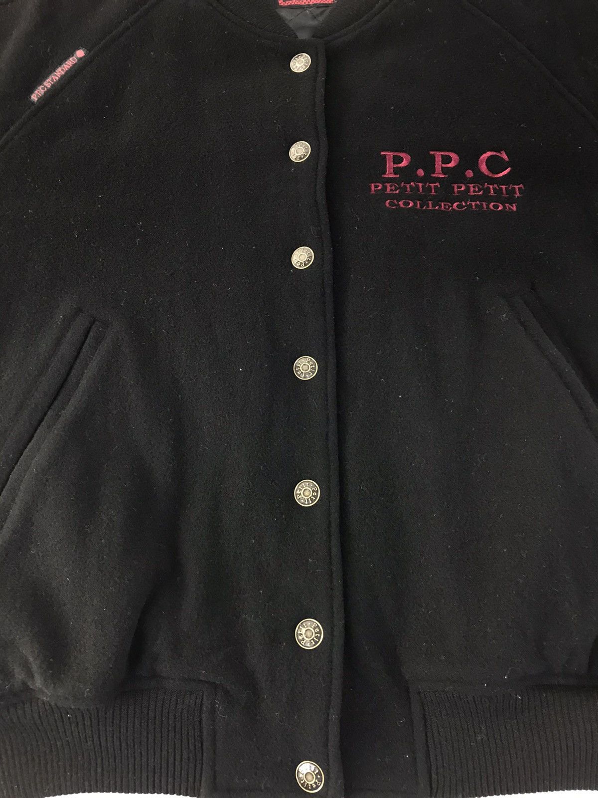 Japanese Brand × Vintage Vintage Varsity Jacket Petit-Petit Collection Big Logo Style Size US XL / EU 56 / 4 - 6 Thumbnail