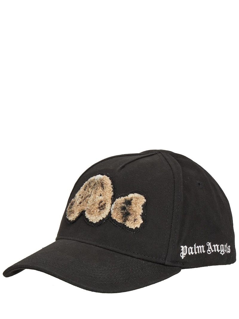 BNWT PALM ANGELS SPRAYED BEAR BASEBALL CAP