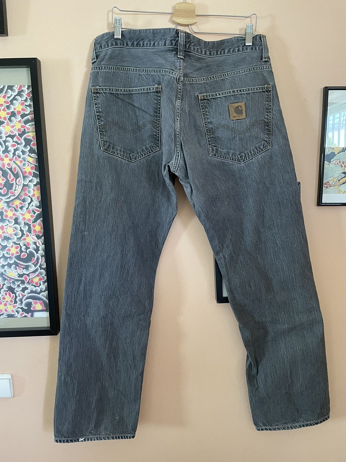 Carhartt Carhartt WIP Bronco denim pants 34x34 straight leg fit Size US 34 / EU 50 - 1 Thumbnail