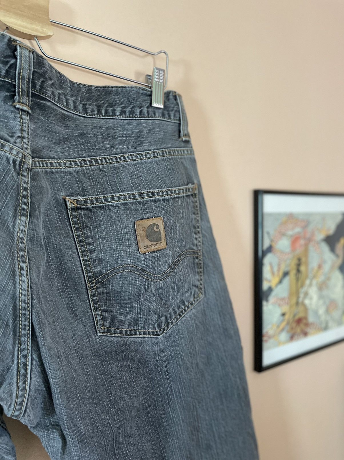Carhartt Carhartt WIP Bronco denim pants 34x34 straight leg fit Size US 34 / EU 50 - 3 Thumbnail