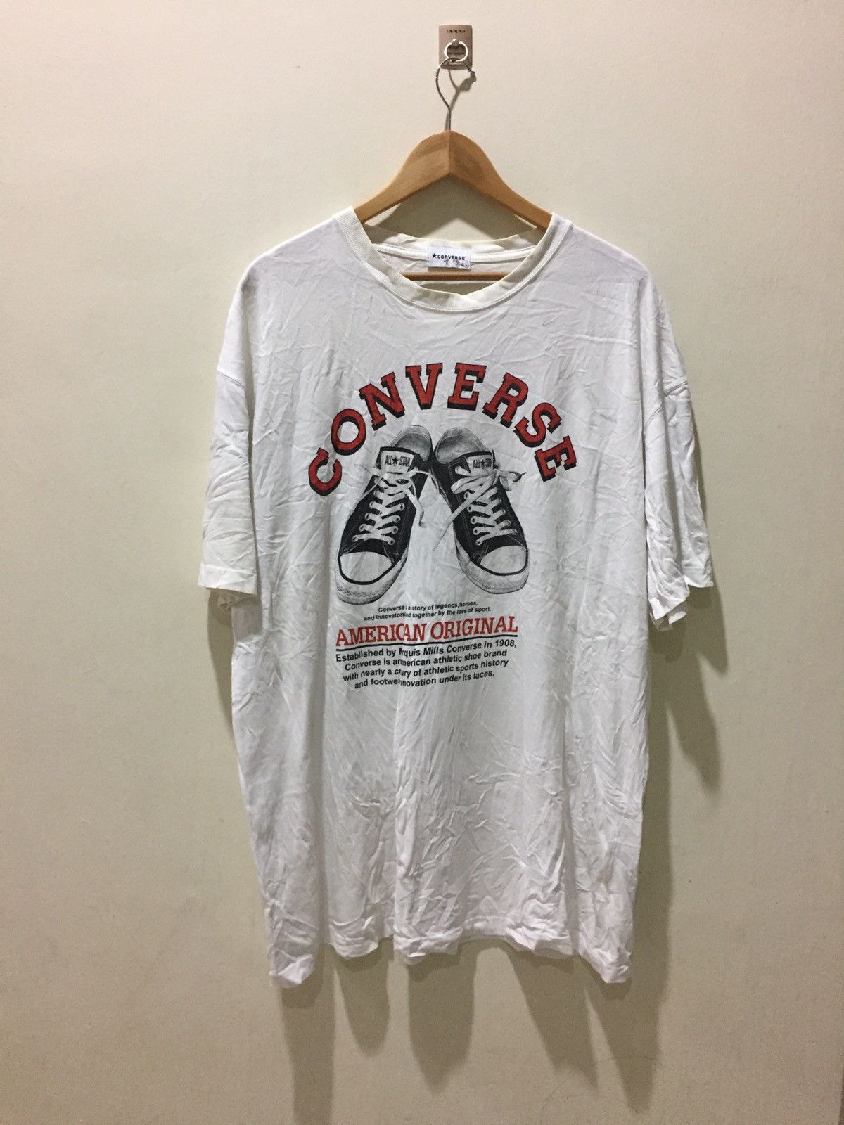 Converse Oversize converse Tshirt marquis mills convers Size US XL / EU 56 / 4 - 1 Thumbnail