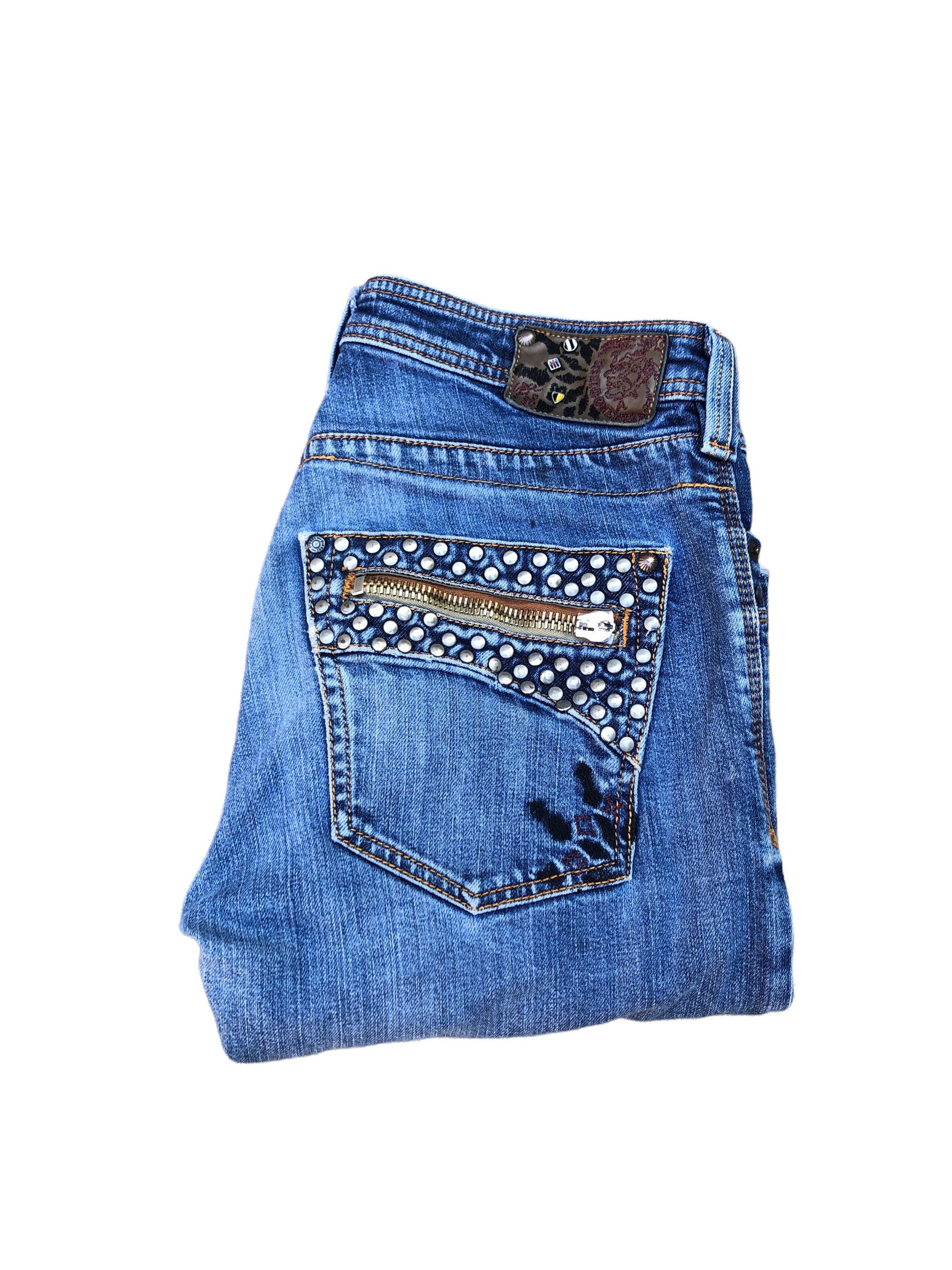 Diesel × Vintage Vintage Diesel Jeans Size 30 TIMMEN Studded Denim Blue Size US 30 / EU 46 - 9 Thumbnail