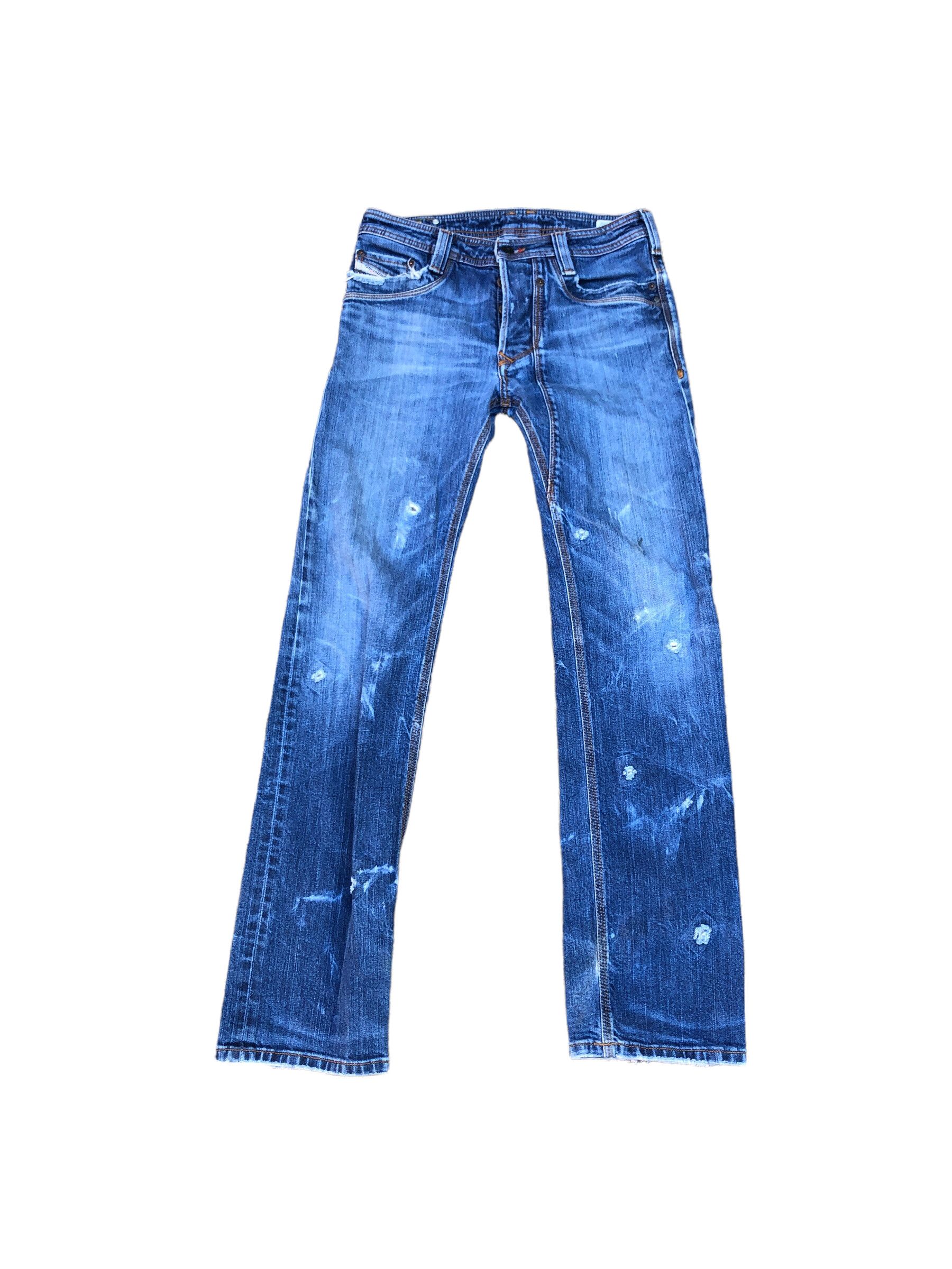 Diesel × Vintage Vintage Diesel Jeans Size 30 TIMMEN Studded Denim Blue Size US 30 / EU 46 - 4 Thumbnail