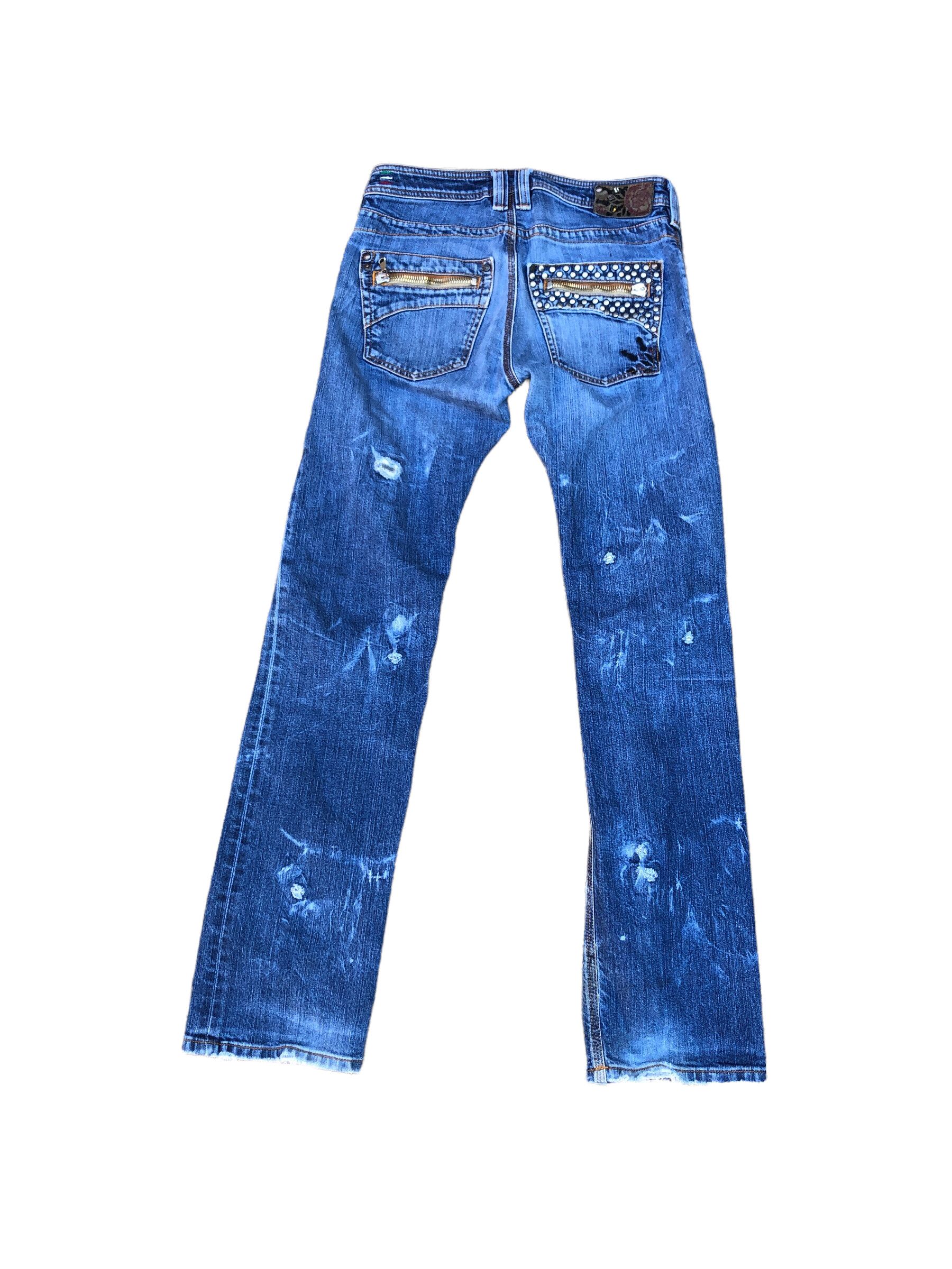 Diesel × Vintage Vintage Diesel Jeans Size 30 TIMMEN Studded Denim Blue Size US 30 / EU 46 - 5 Thumbnail