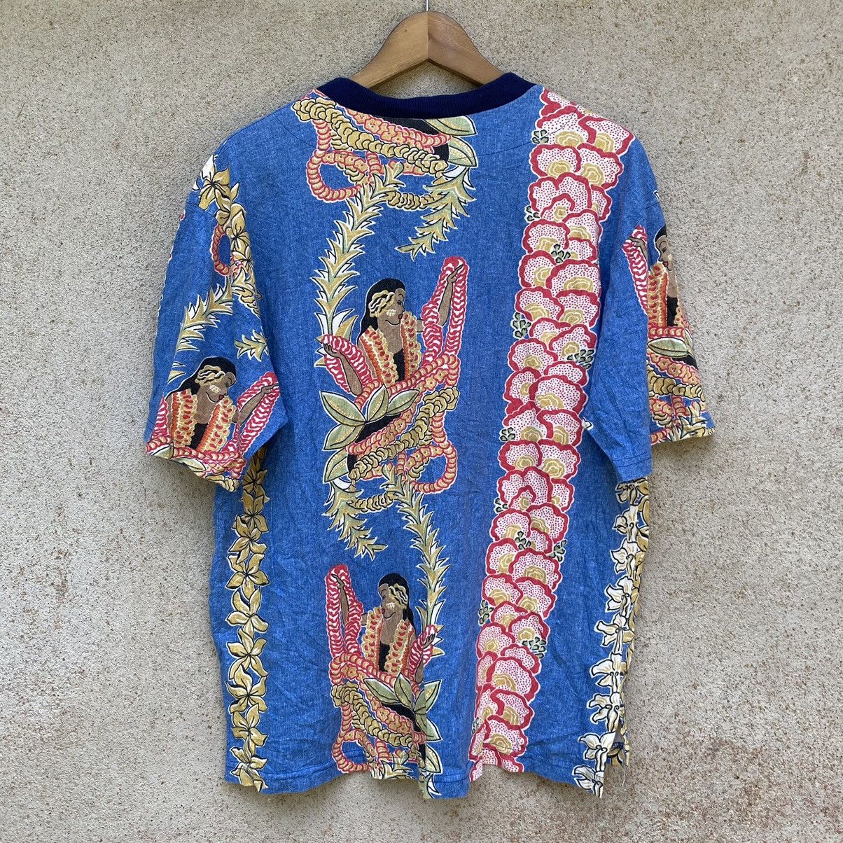 Vintage Vintage 90s Kamehameha Hawaii Fullprint Oversized Tee Size US M / EU 48-50 / 2 - 2 Thumbnail