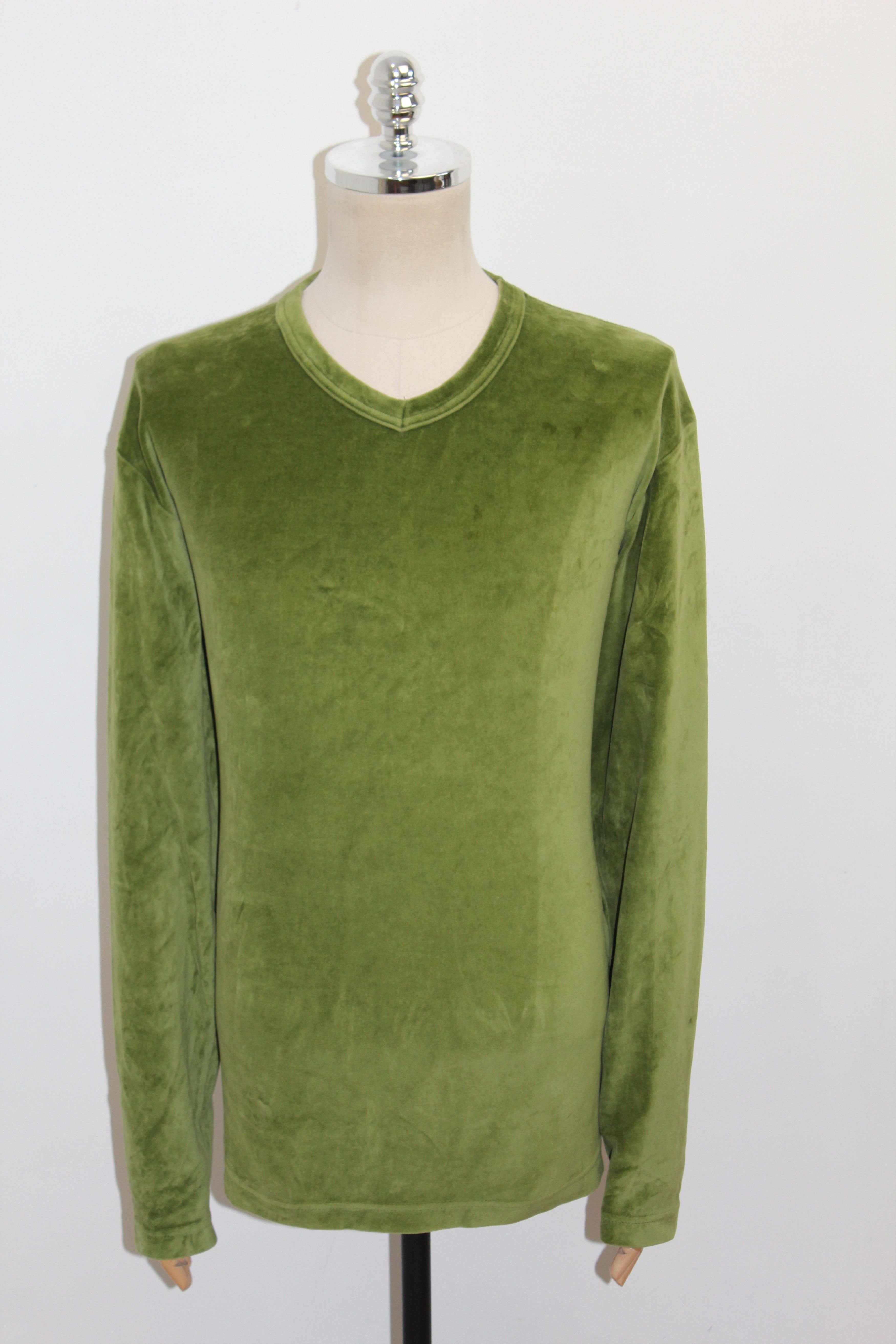 Allsaints ALLSAINTS Vintage Velvet Sweatshirt Jumper Size US XL / EU 56 / 4 - 2 Thumbnail