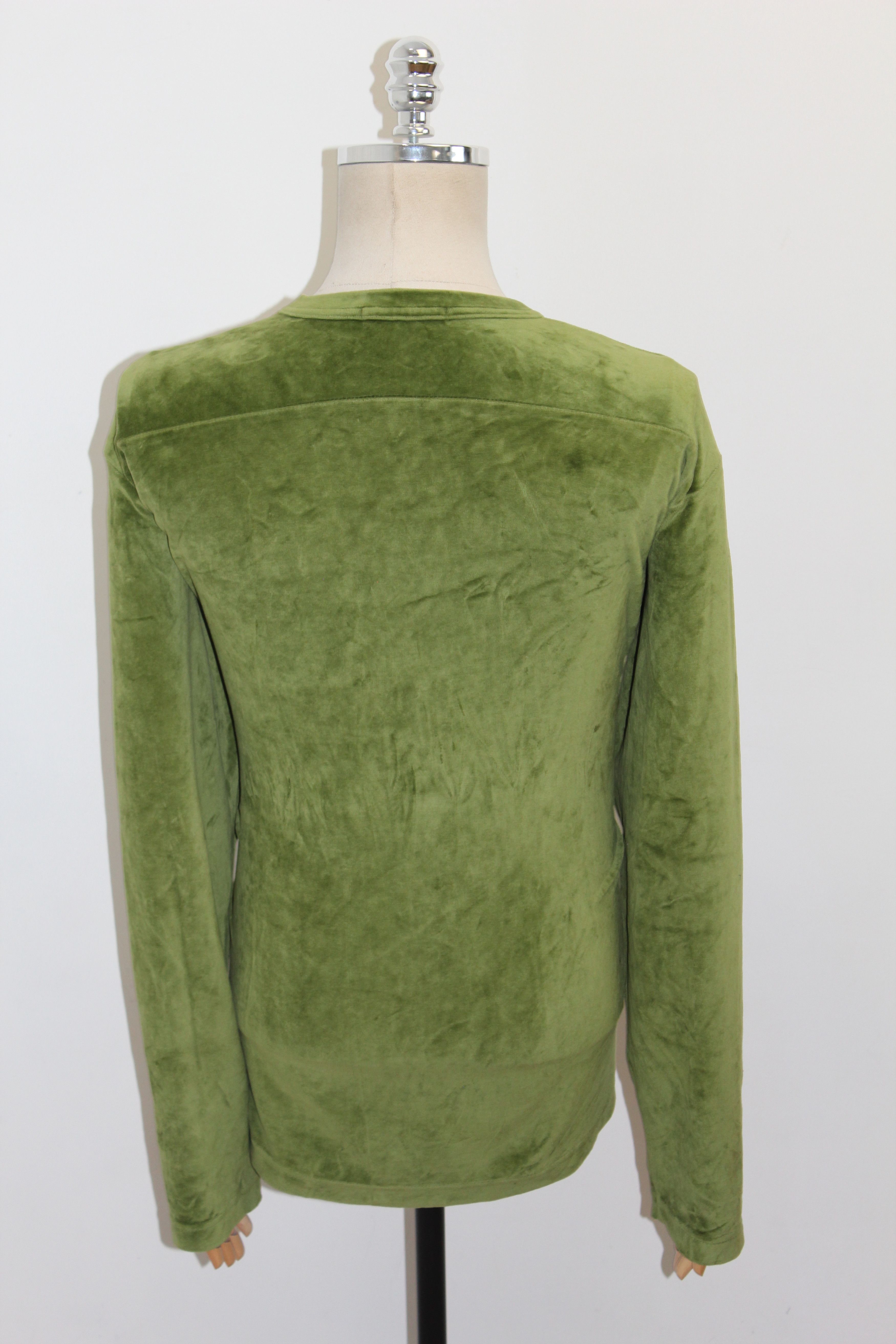 Allsaints ALLSAINTS Vintage Velvet Sweatshirt Jumper Size US XL / EU 56 / 4 - 6 Thumbnail