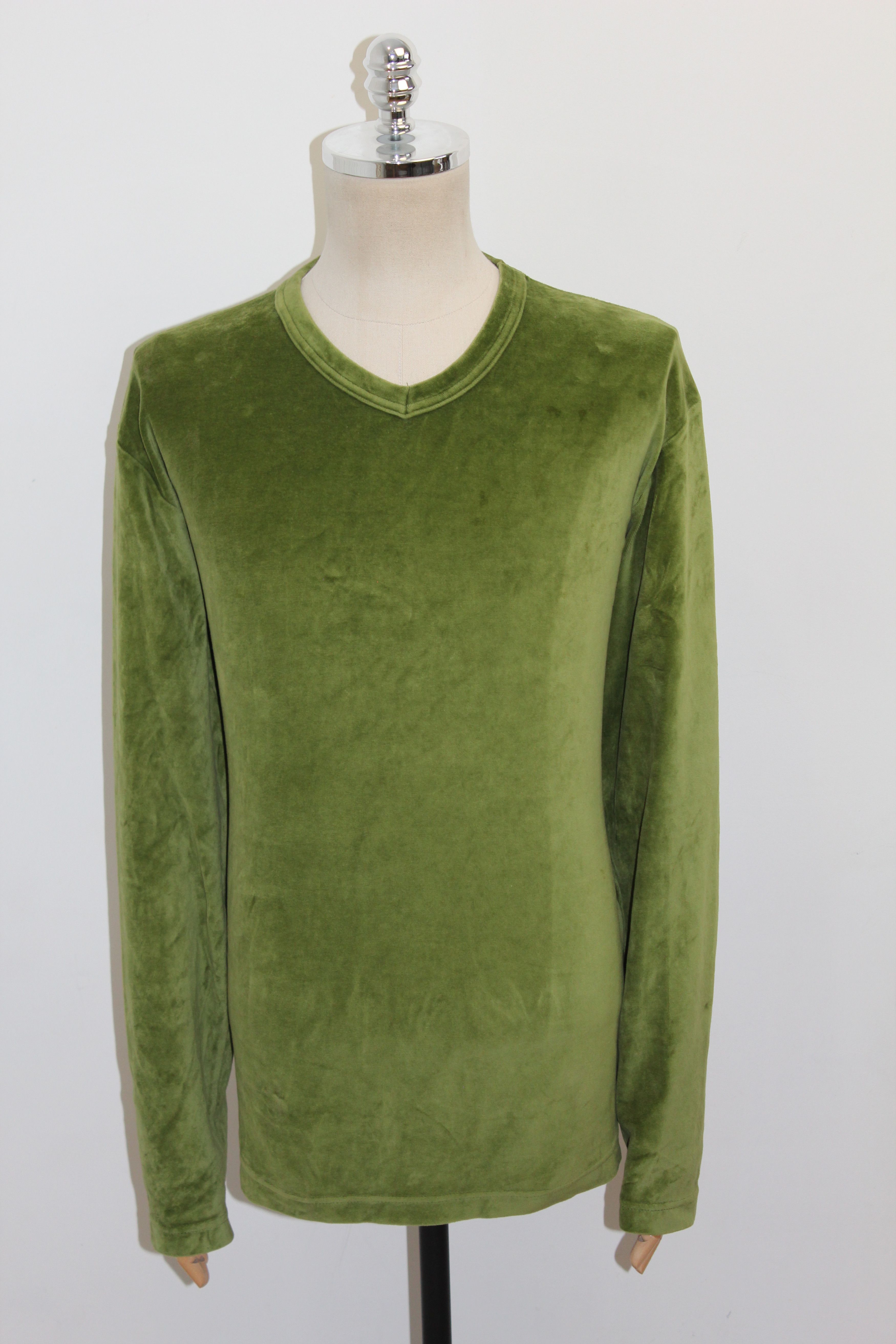 Allsaints ALLSAINTS Vintage Velvet Sweatshirt Jumper Size US XL / EU 56 / 4 - 3 Thumbnail