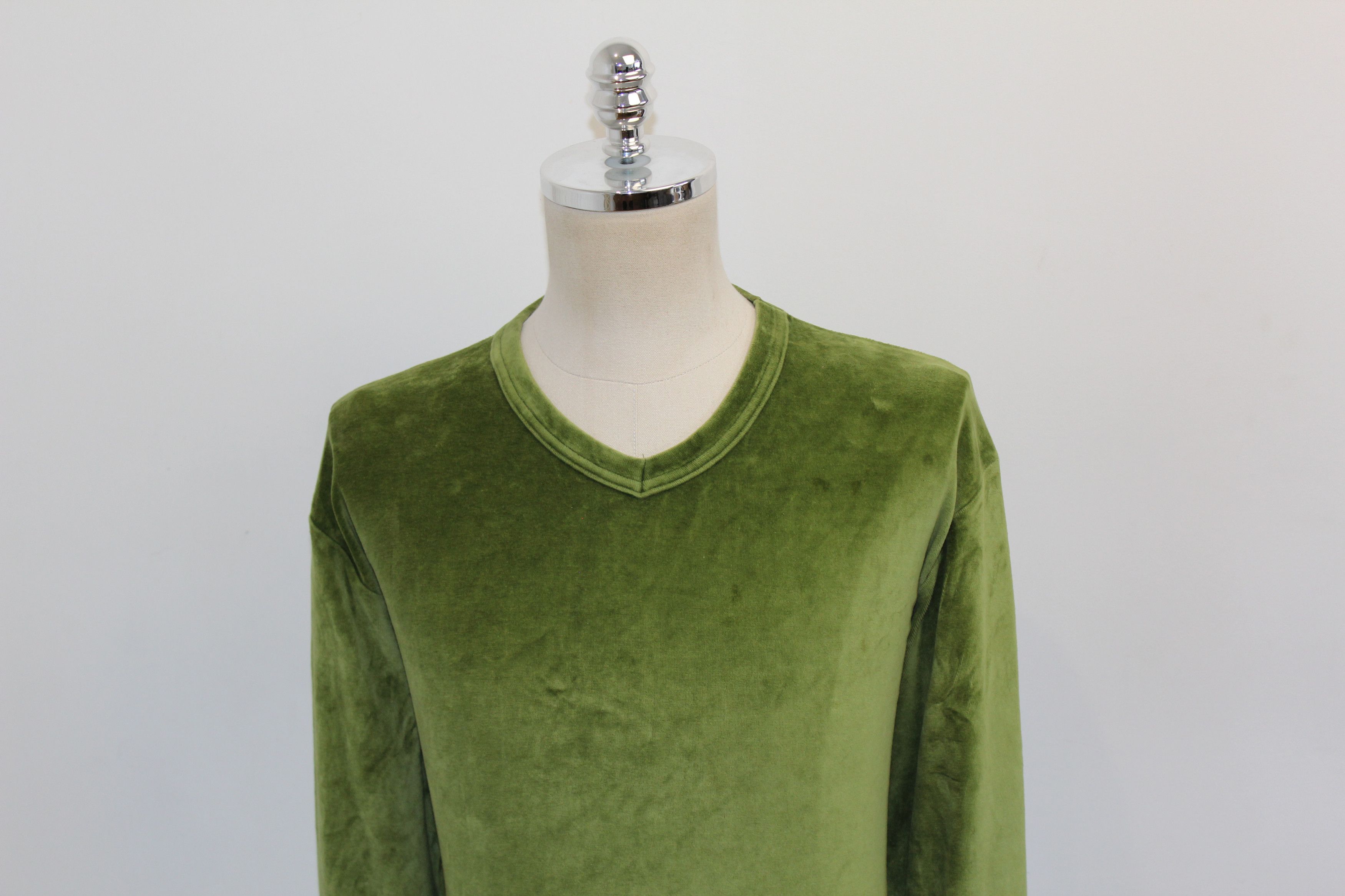 Allsaints ALLSAINTS Vintage Velvet Sweatshirt Jumper Size US XL / EU 56 / 4 - 4 Thumbnail