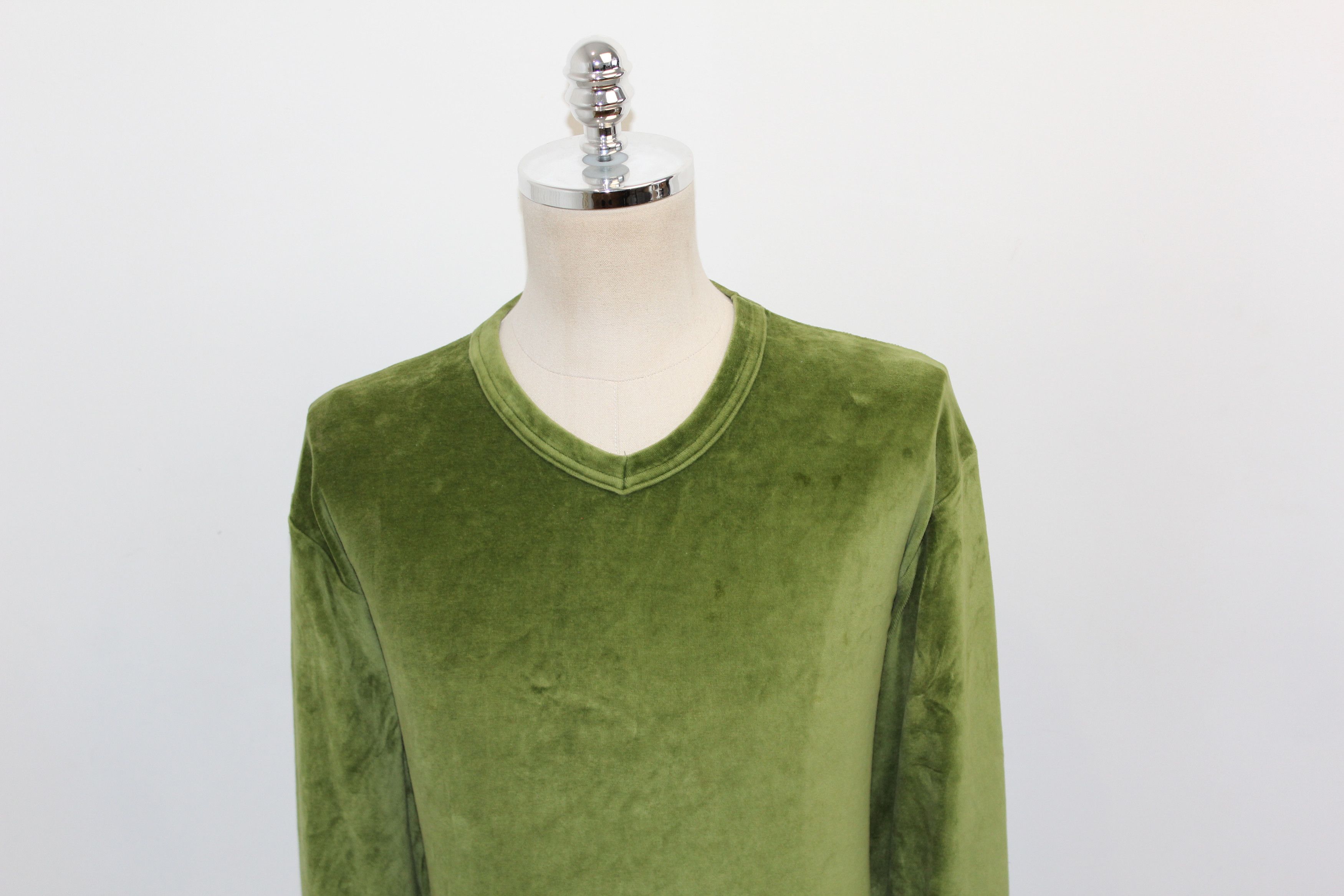 Allsaints ALLSAINTS Vintage Velvet Sweatshirt Jumper Size US XL / EU 56 / 4 - 5 Thumbnail