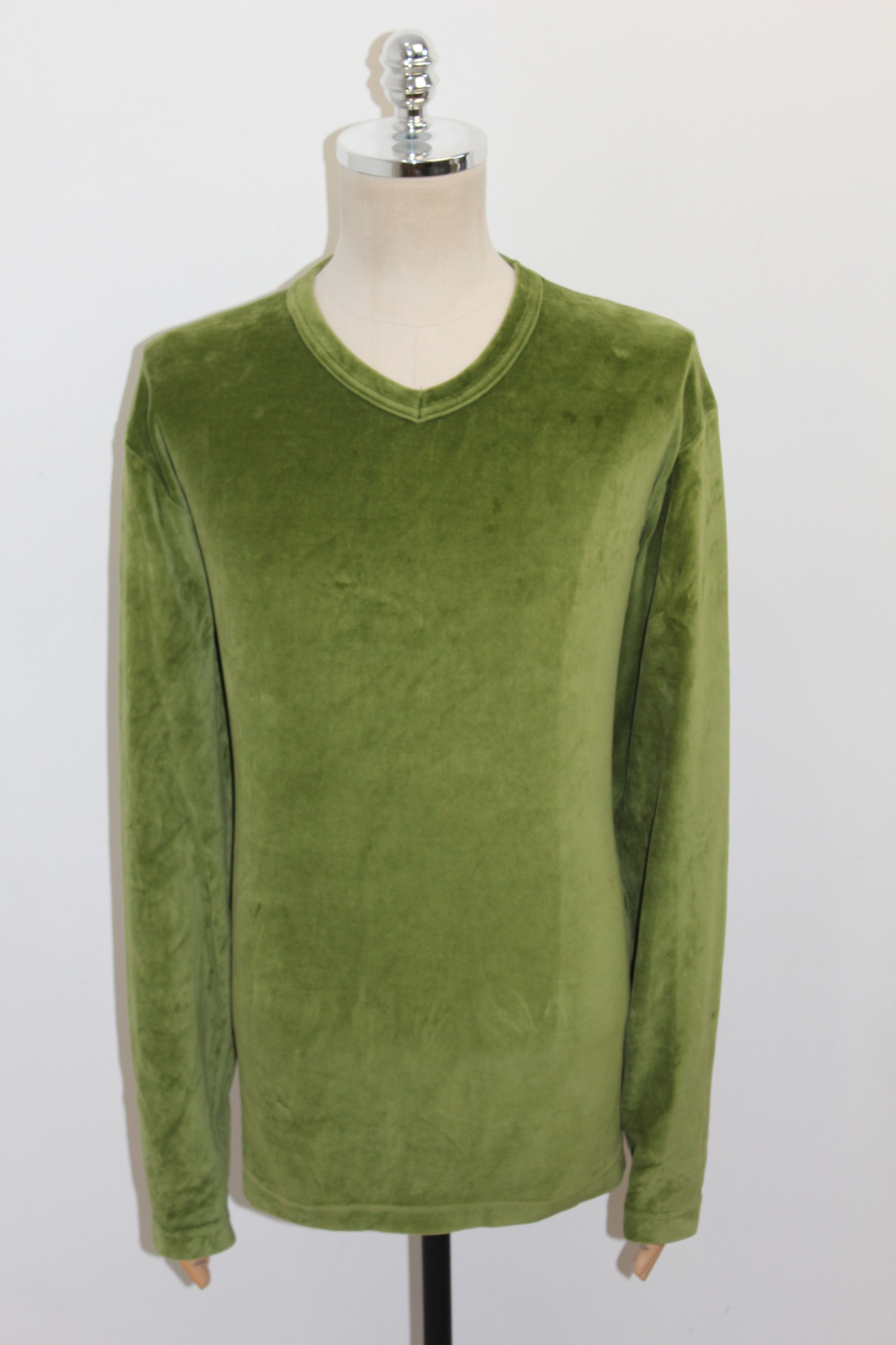 Allsaints ALLSAINTS Vintage Velvet Sweatshirt Jumper Size US XL / EU 56 / 4 - 1 Thumbnail