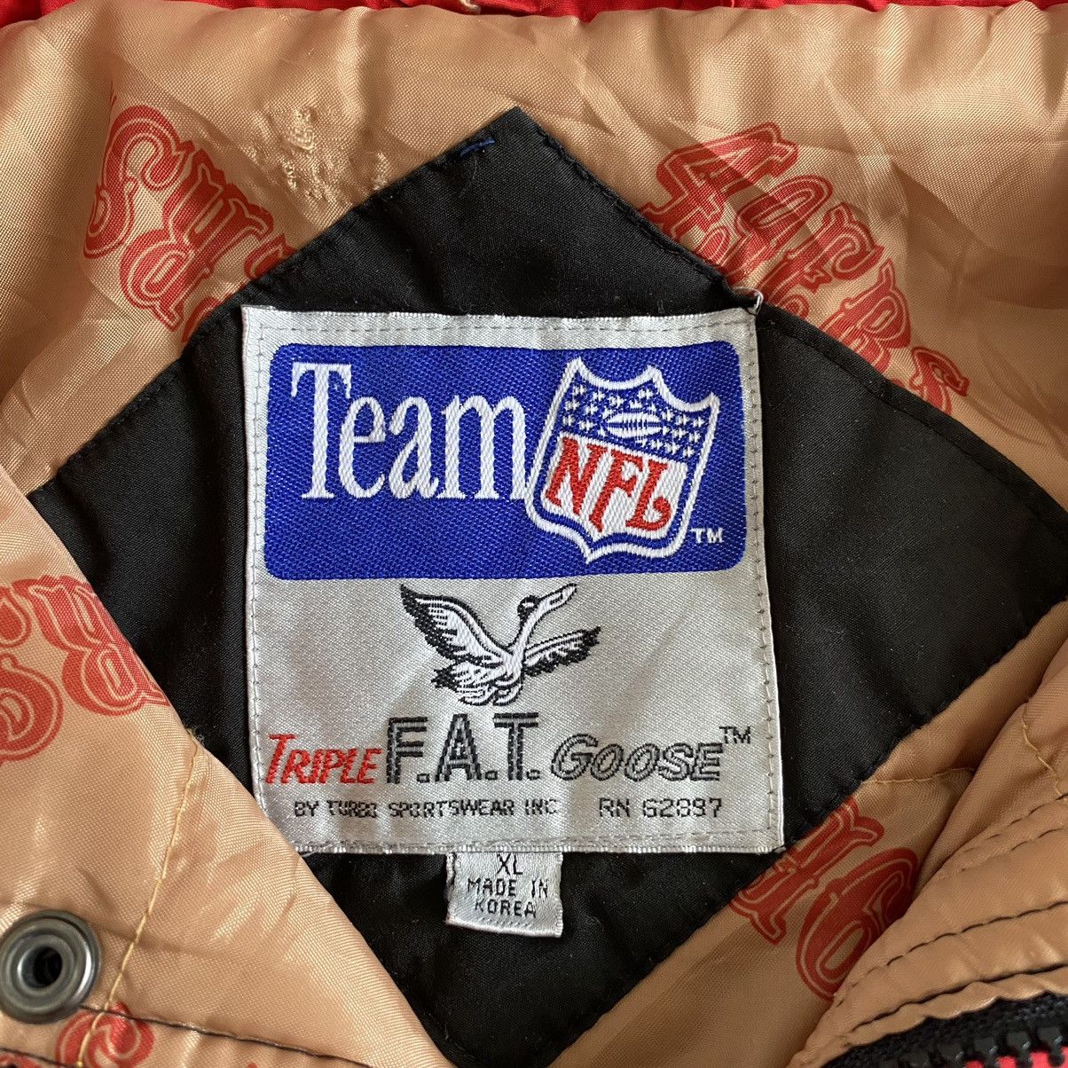 NFL Vintage 90's SF 49ers Faded Distressed Bomber Jacket Size US L / EU 52-54 / 3 - 16 Thumbnail