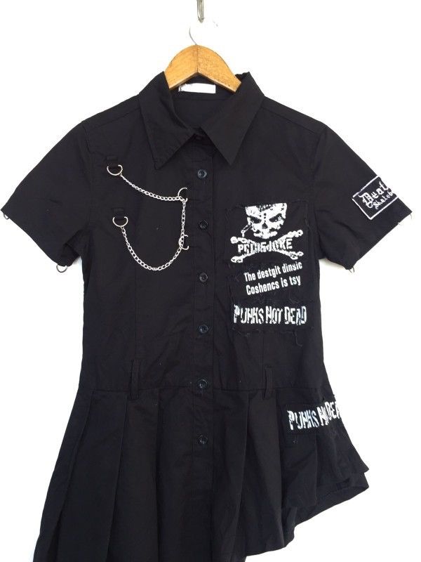 Hysteric Glamour 💥Japanese Punk Gothic Acdc Rag Shirt Size S / US 4 / IT 40 - 4 Thumbnail