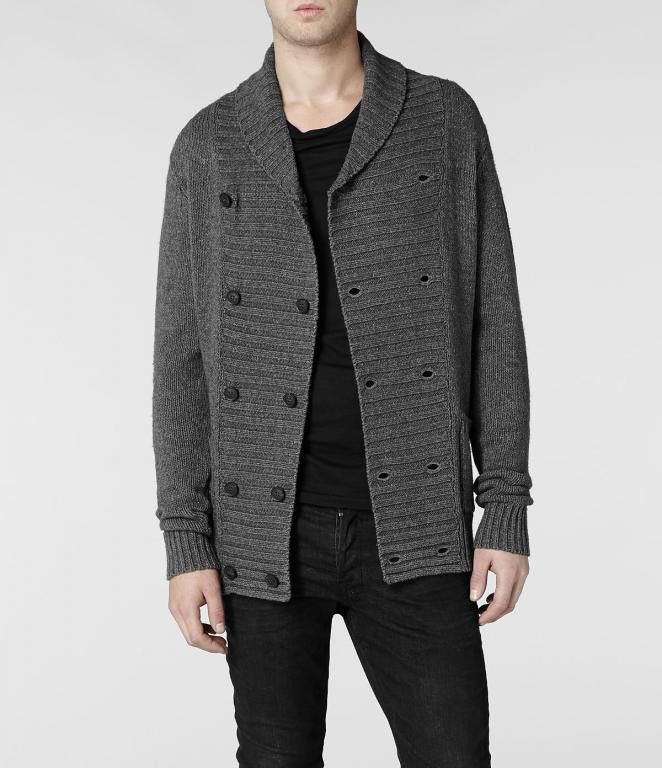 Allsaints AllSaints Mooch Cardigan knit with yak fiber sweater Shawl Size US S / EU 44-46 / 1 - 6 Thumbnail