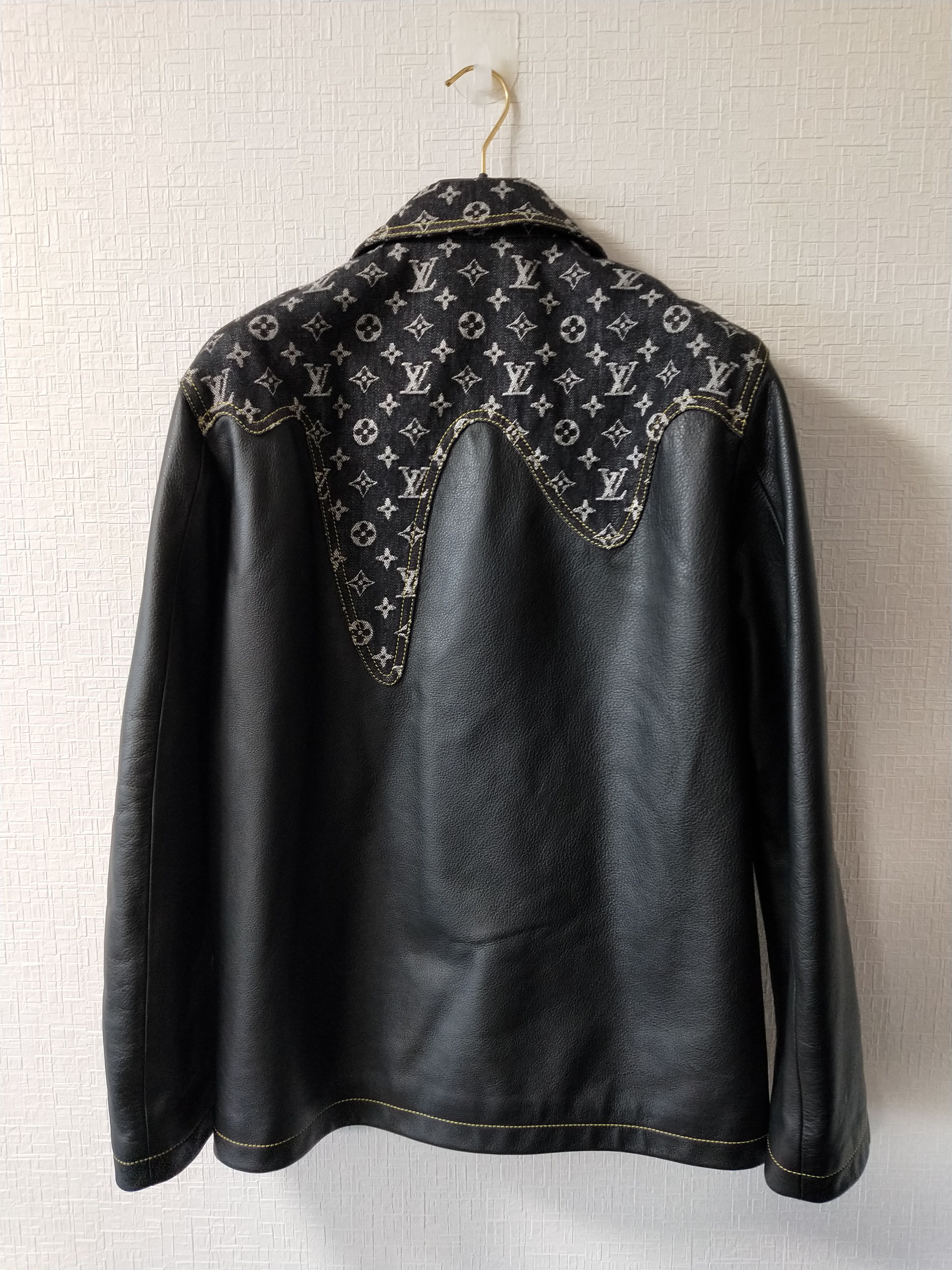 Louis Vuitton Crazy Mix Leather Denim Blouson Size US M / EU 48-50 / 2 - 2 Thumbnail