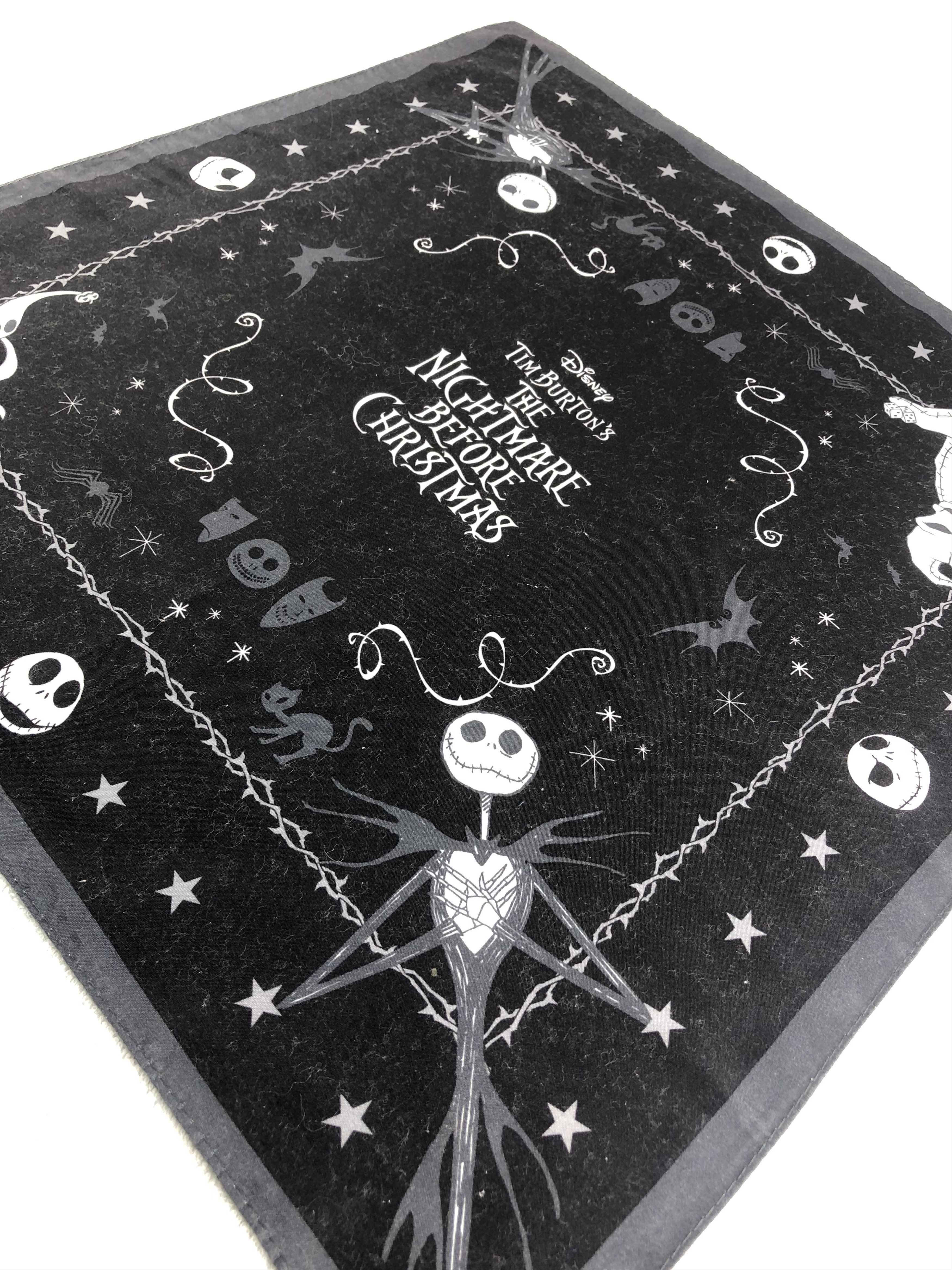 Disney Nightmare In Christmas Handkerchief / Bandana / Neckerchief Size ONE SIZE - 4 Thumbnail