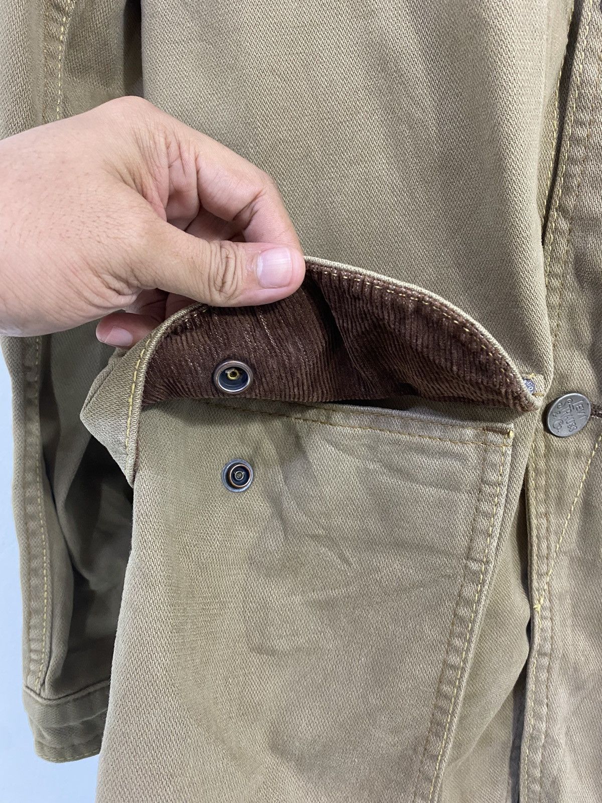 Levi's × Levi's Vintage Clothing Vintage Levi’s Chore Jacket Design 3 Pocket Nice Design Size US M / EU 48-50 / 2 - 9 Thumbnail