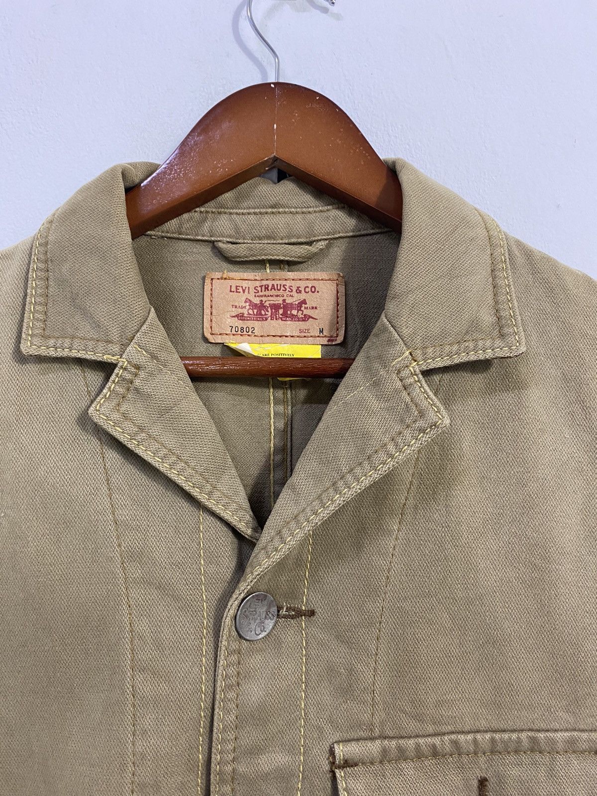 Levi's × Levi's Vintage Clothing Vintage Levi’s Chore Jacket Design 3 Pocket Nice Design Size US M / EU 48-50 / 2 - 4 Thumbnail