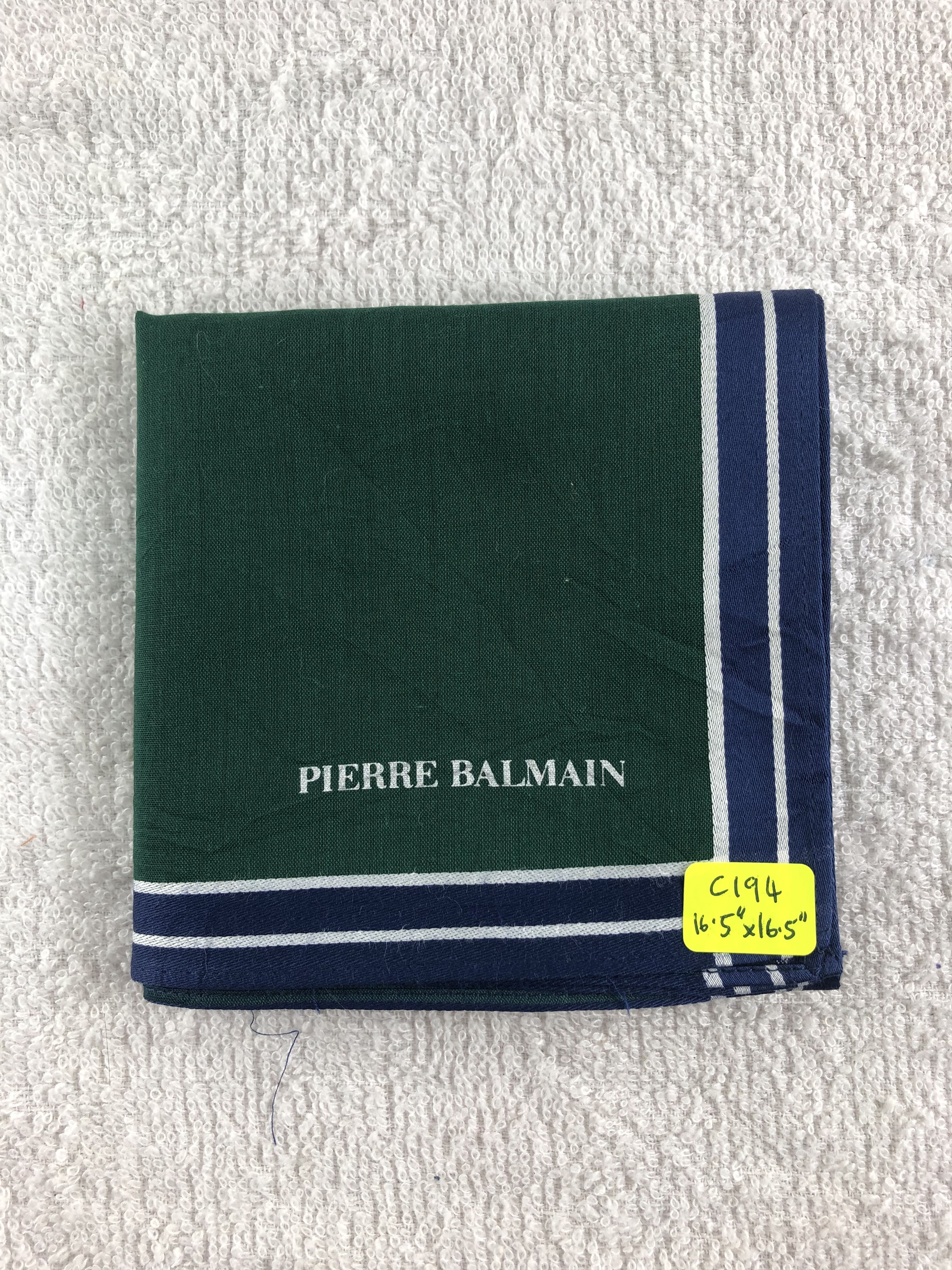 Pierre Balmain Pierre Balmain Handkerchief / Bandana / Neckerchief C194 Size ONE SIZE - 6 Thumbnail