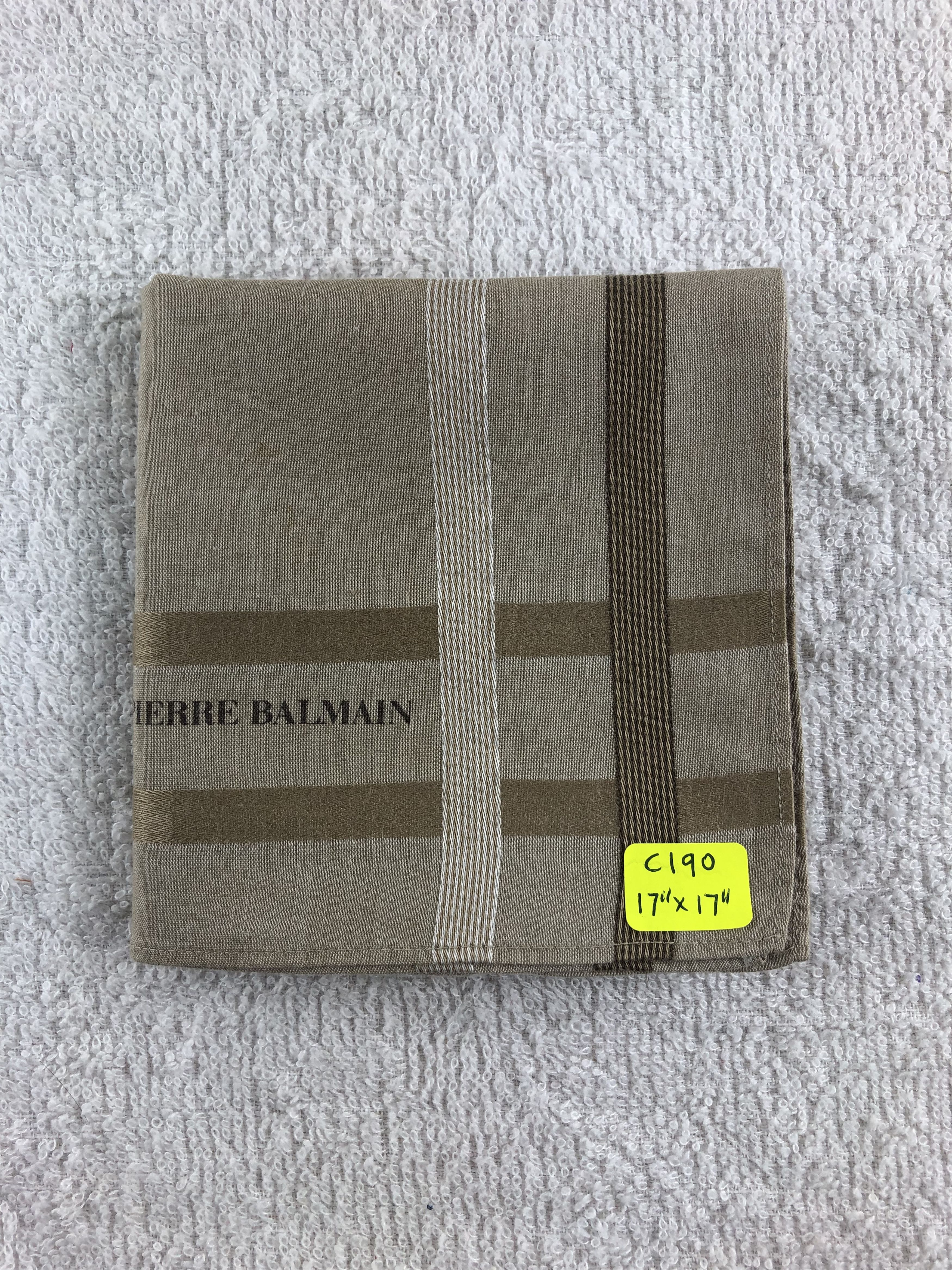 Pierre Balmain Pierre Balmain Handkerchief / Pocketsquare / Bandana C190 Size ONE SIZE - 7 Thumbnail