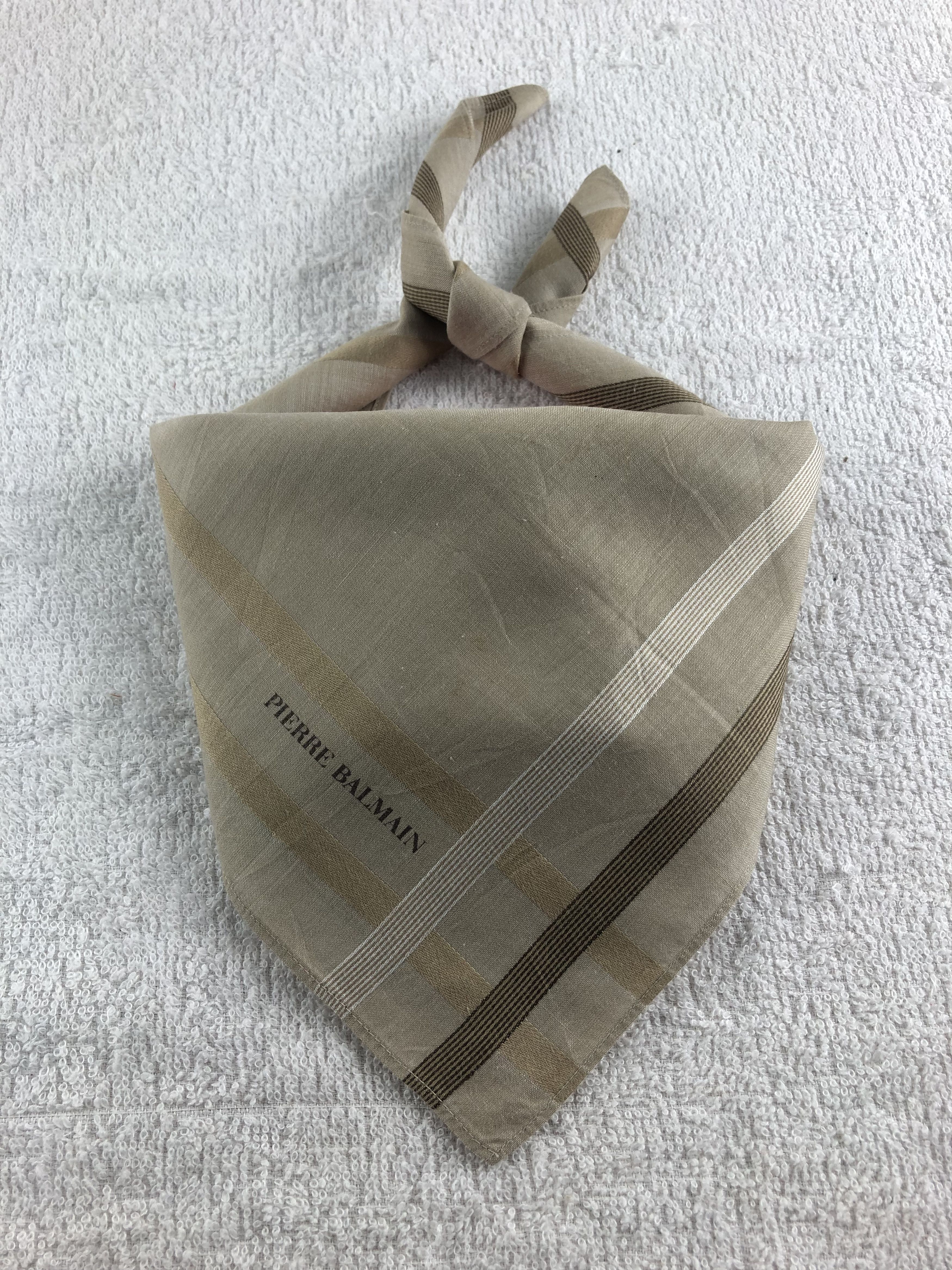 Pierre Balmain Pierre Balmain Handkerchief / Pocketsquare / Bandana C190 Size ONE SIZE - 1 Thumbnail