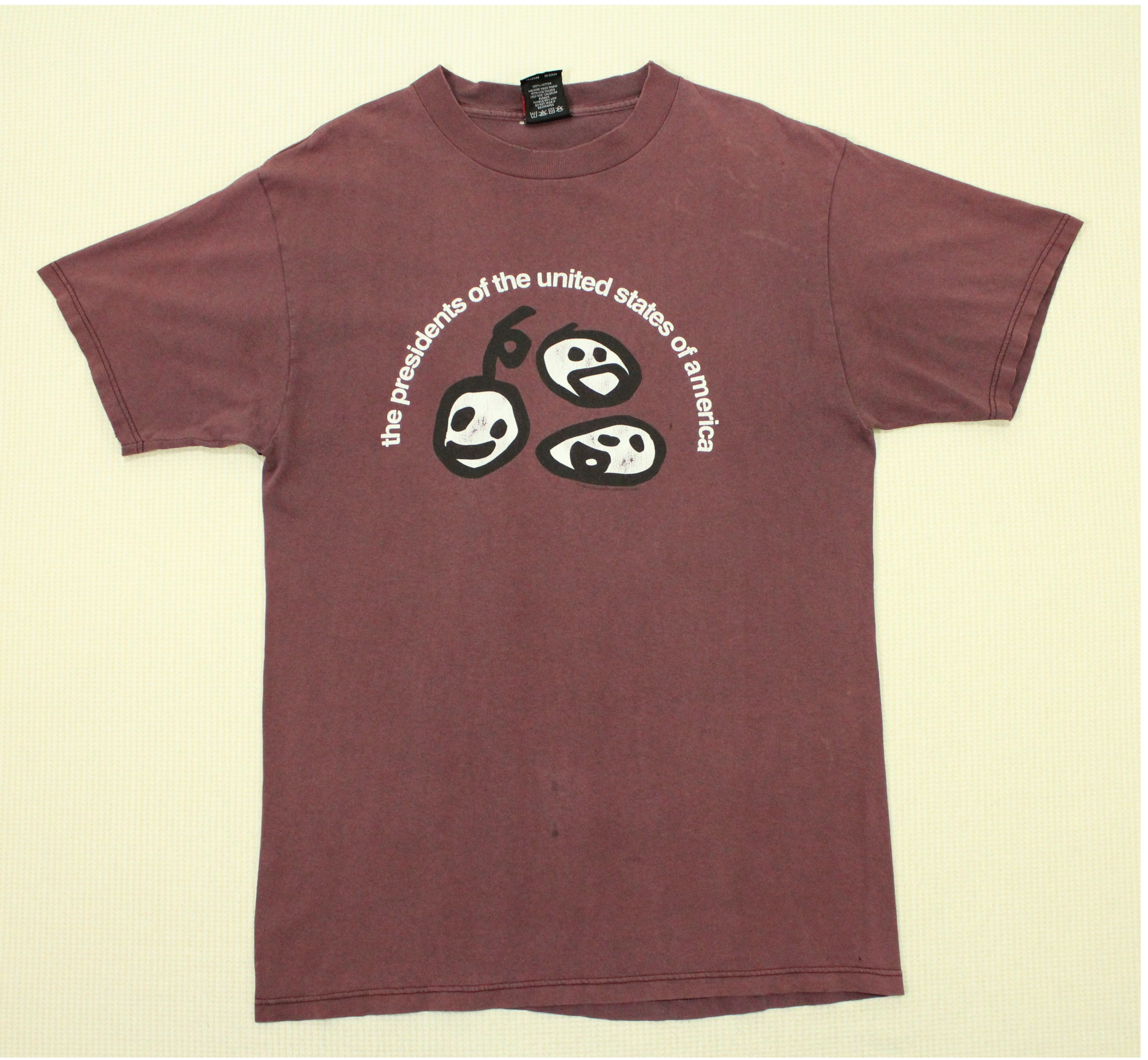 Band Tees × Giant × Vintage 90s THE PRESIDENT OF THE UNITED STATES OF AMERICA Shirt Size US L / EU 52-54 / 3 - 5 Thumbnail