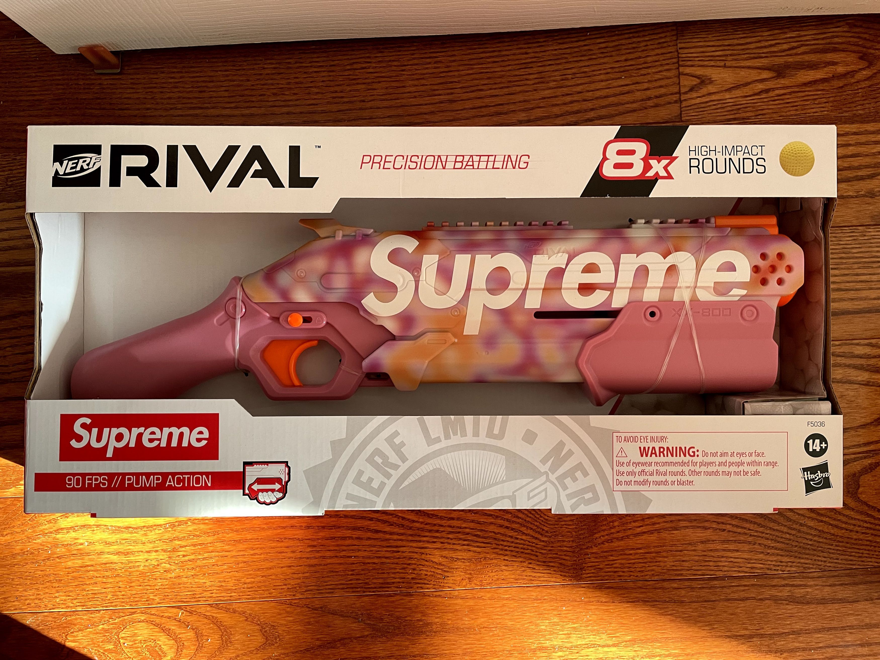 image of Supreme Nerf Rival Takedown Blaster Pink Gun In Hand Ss21, Men's