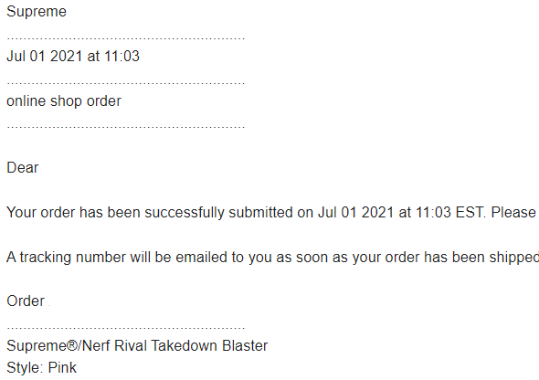 Supreme Supreme Nerf Rival Takedown Blaster Pink Gun IN HAND SS21 Size ONE SIZE - 6 Thumbnail