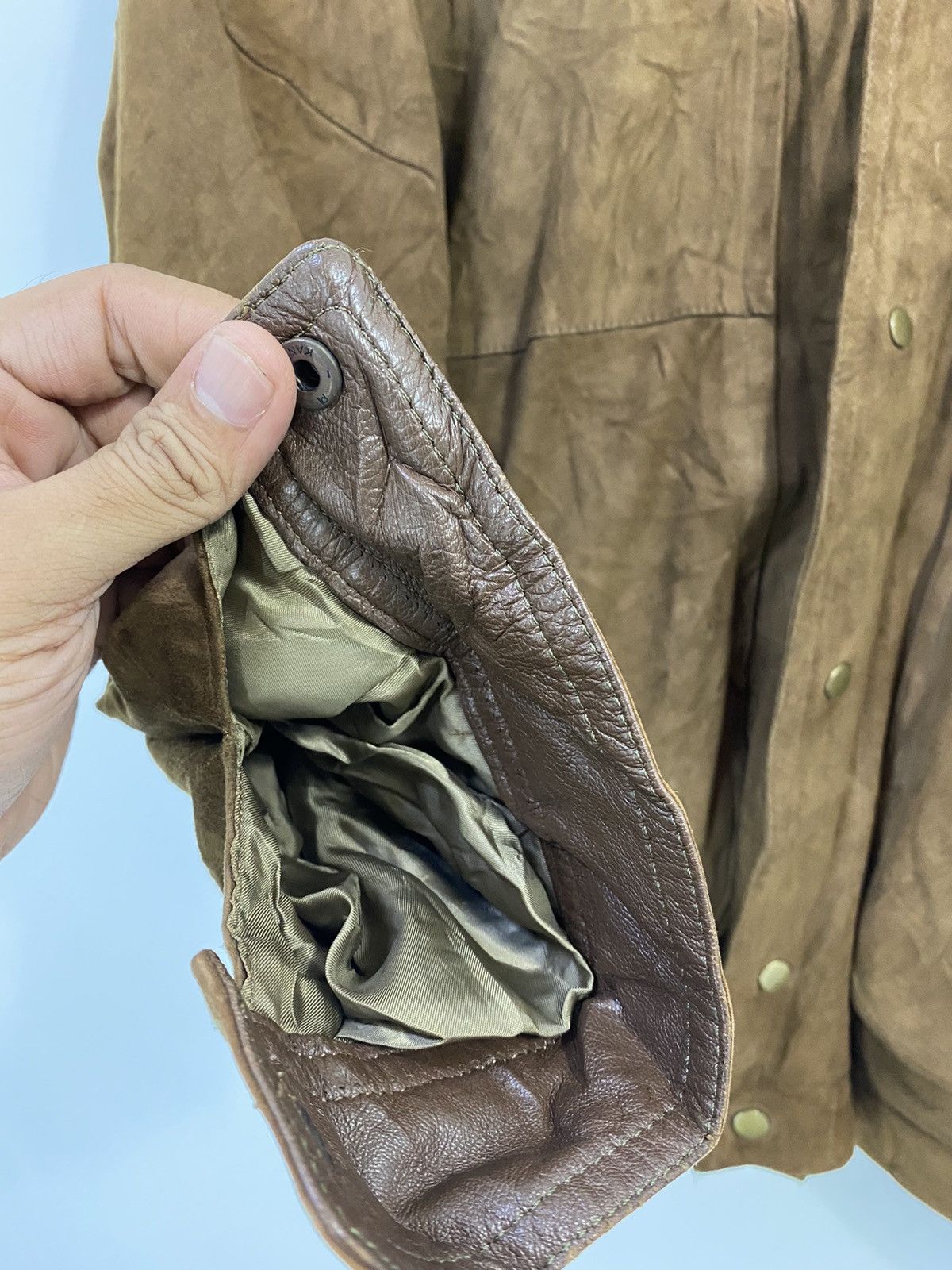 Courreges Courreges Homme Paris Suede Leather Jacket Nice Design Size US M / EU 48-50 / 2 - 7 Thumbnail