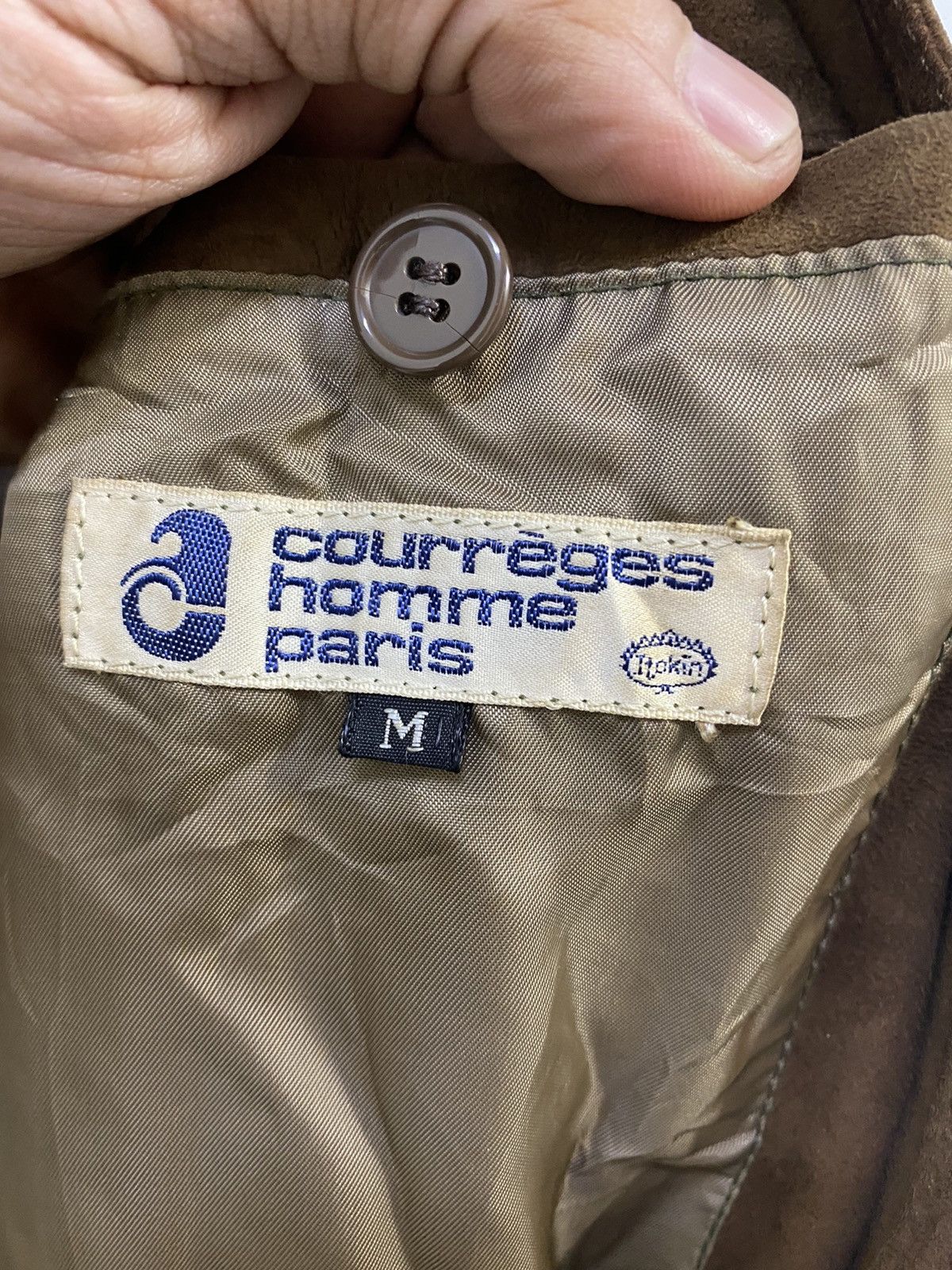 Courreges Courreges Homme Paris Suede Leather Jacket Nice Design Size US M / EU 48-50 / 2 - 3 Thumbnail