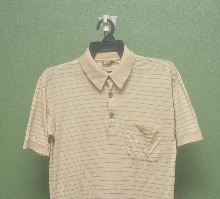 Hermes Vintage Hermes Made In Italy Short Sleeve Cream Colour Size US M / EU 48-50 / 2 - 3 Thumbnail