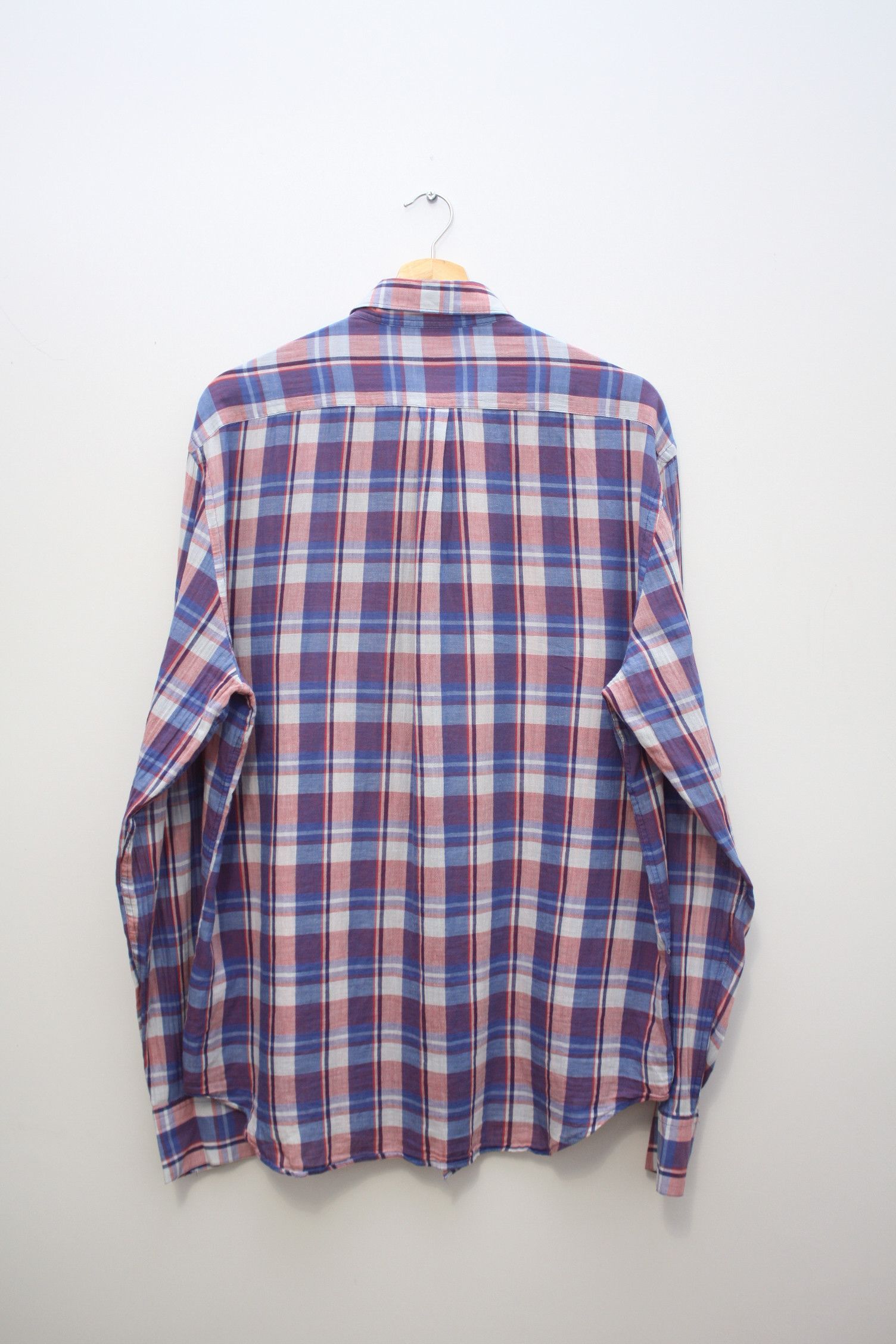 Acne Studios Acne Pop Classic Checkered L/S Linen Blend Shirt Men's Size US L / EU 52-54 / 3 - 4 Thumbnail
